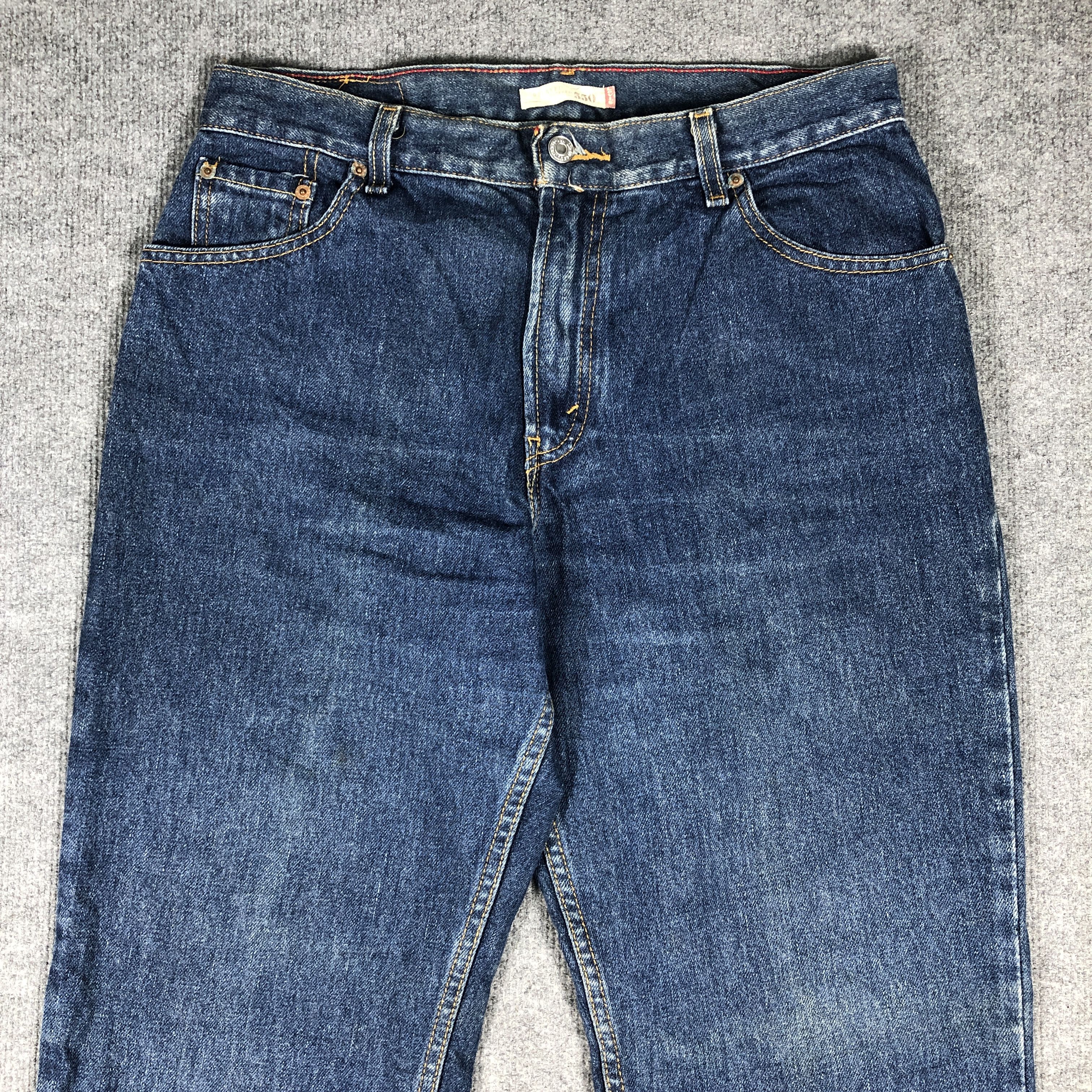 Levi's × Vintage Vintage Levis 550 Jeans Relaxed Tapered L749W Size 33" - 3 Thumbnail