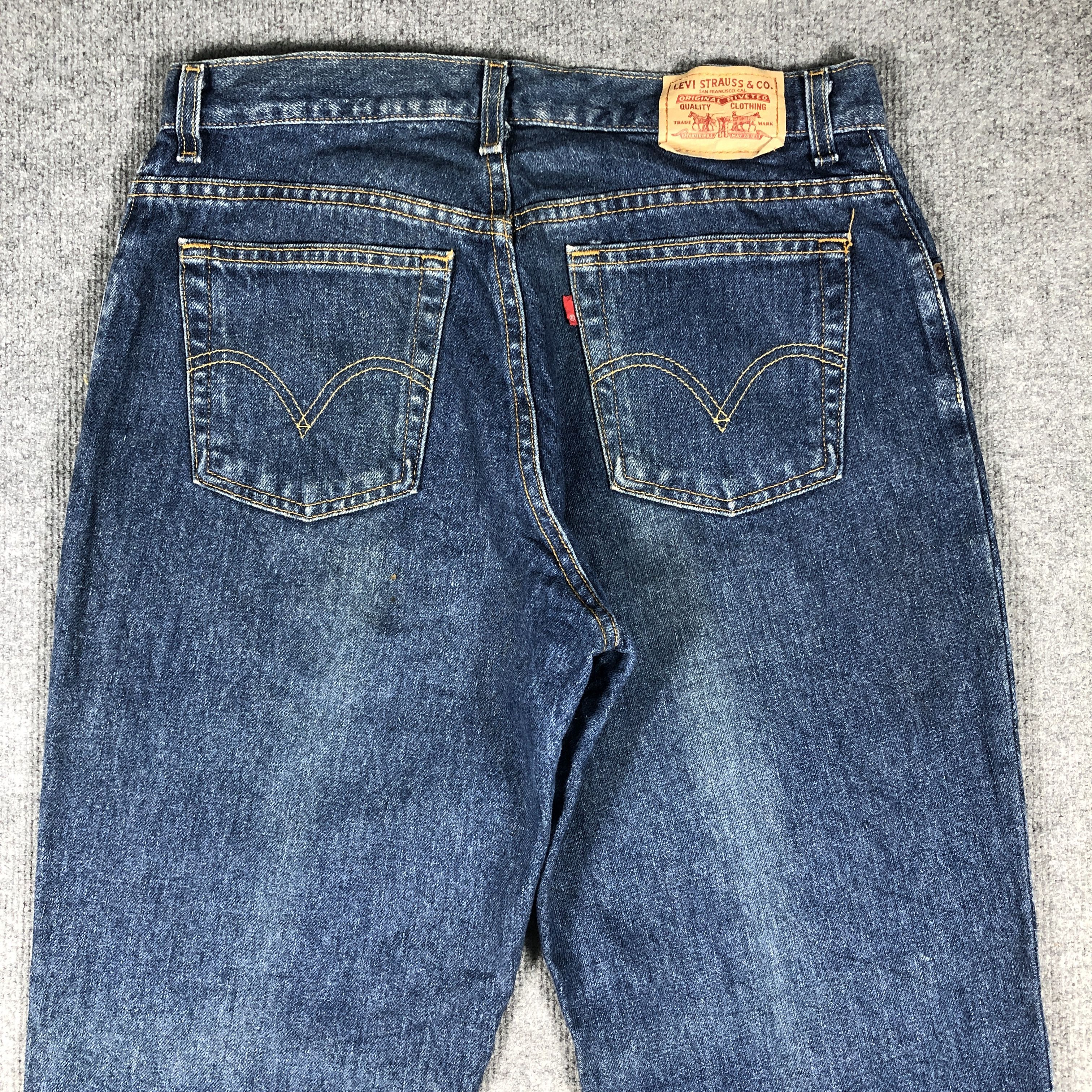 Levi's × Vintage Vintage Levis 550 Jeans Relaxed Tapered L749W Size 33" - 5 Thumbnail