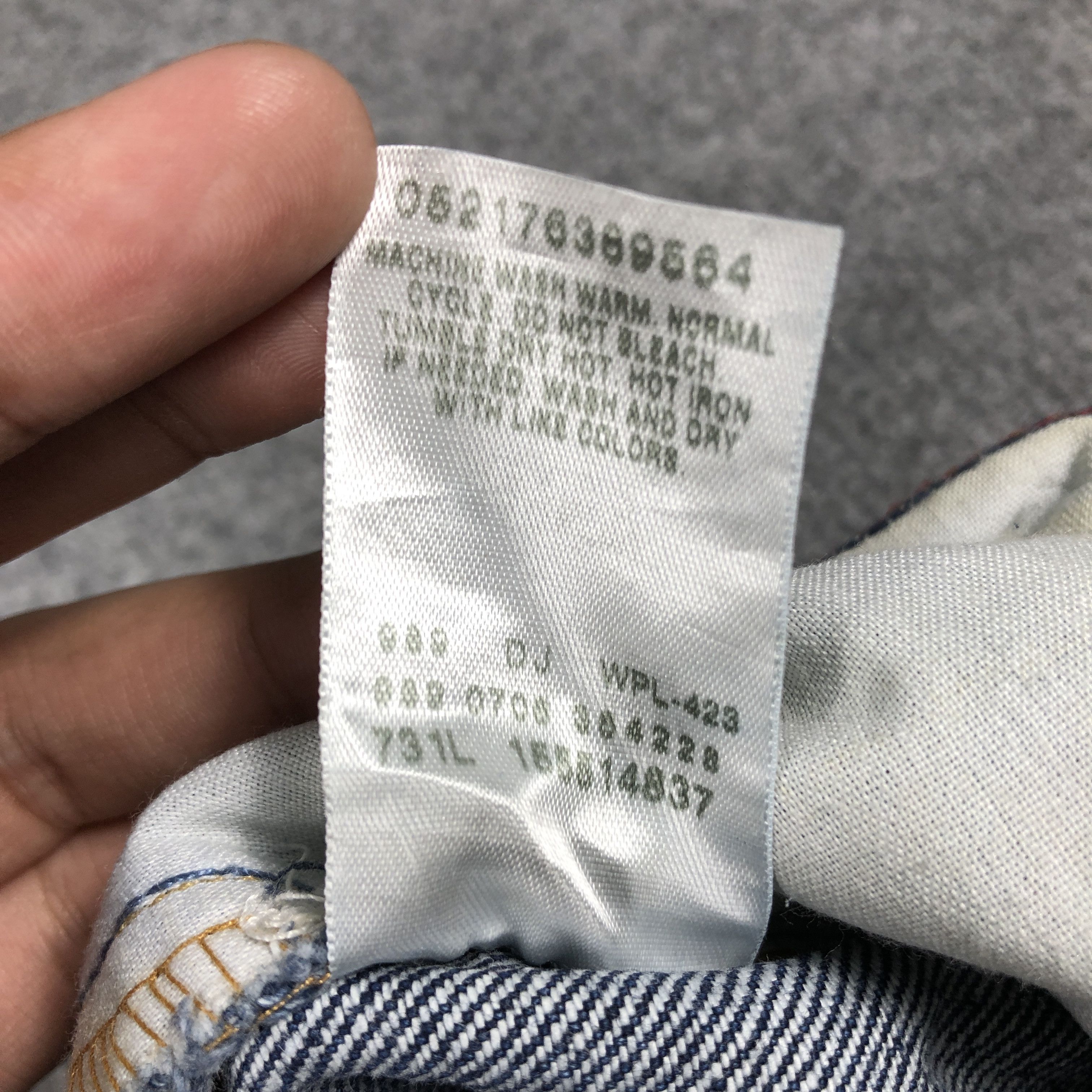 Levi's × Vintage Vintage Levis 550 Jeans Relaxed Tapered L749W Size 33" - 10 Thumbnail