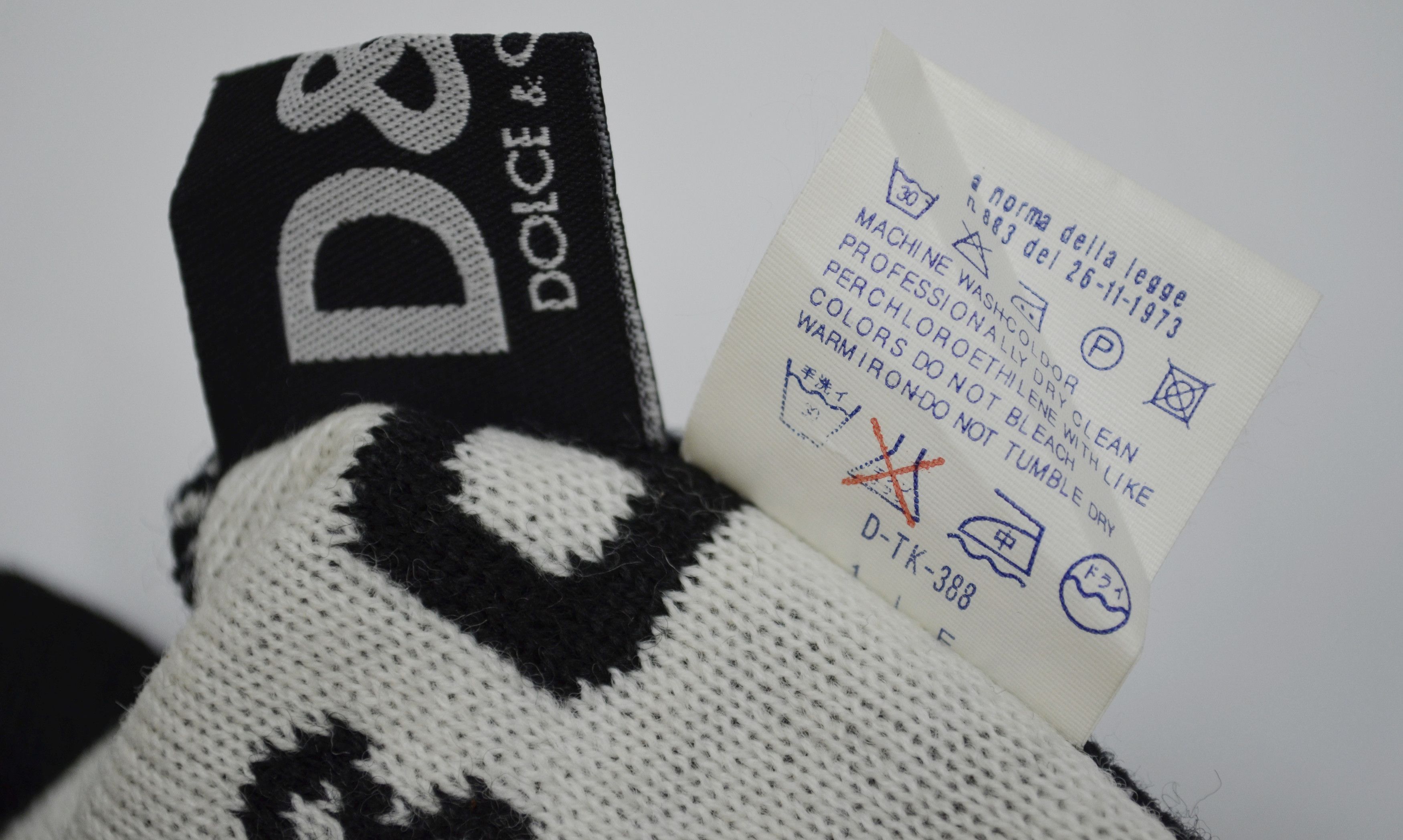 Dolce & Gabbana D&G Monogram Wool Acrylic Beanie Hats Made In Italy Size ONE SIZE - 9 Thumbnail