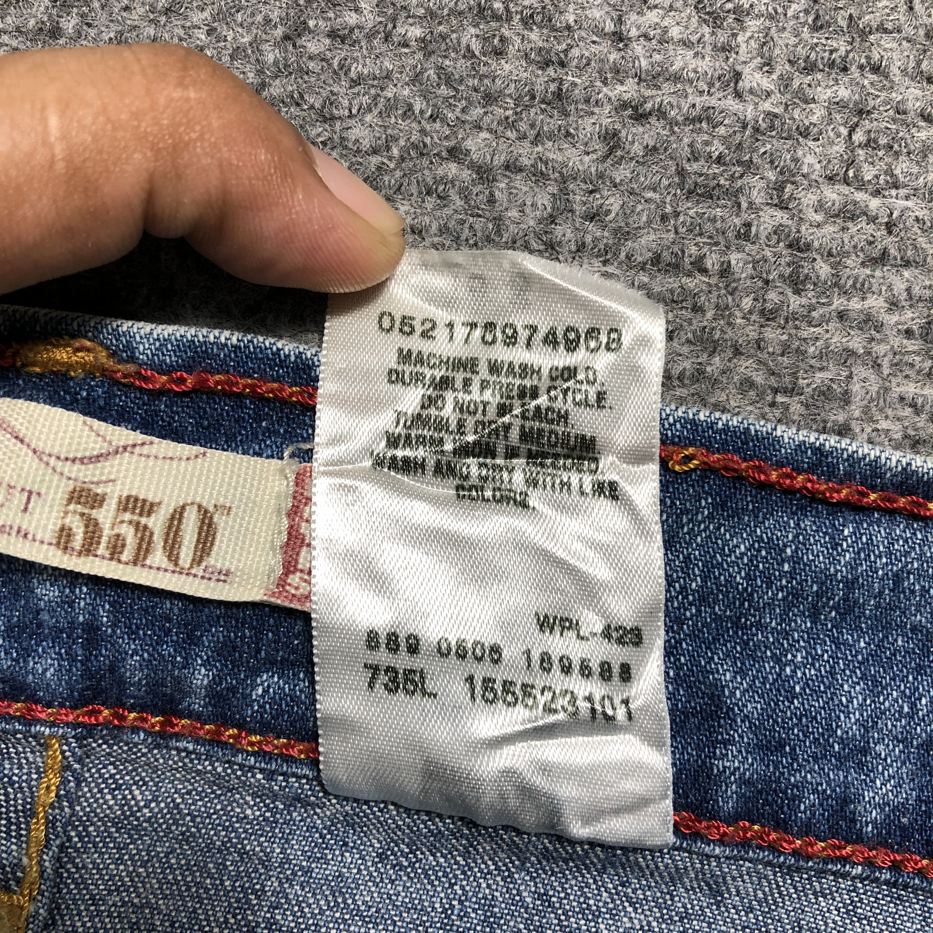 Levi's × Vintage Vintage Levis 550 Jeans Flare Relaxed Bootcut L747W Size 35" - 10 Thumbnail