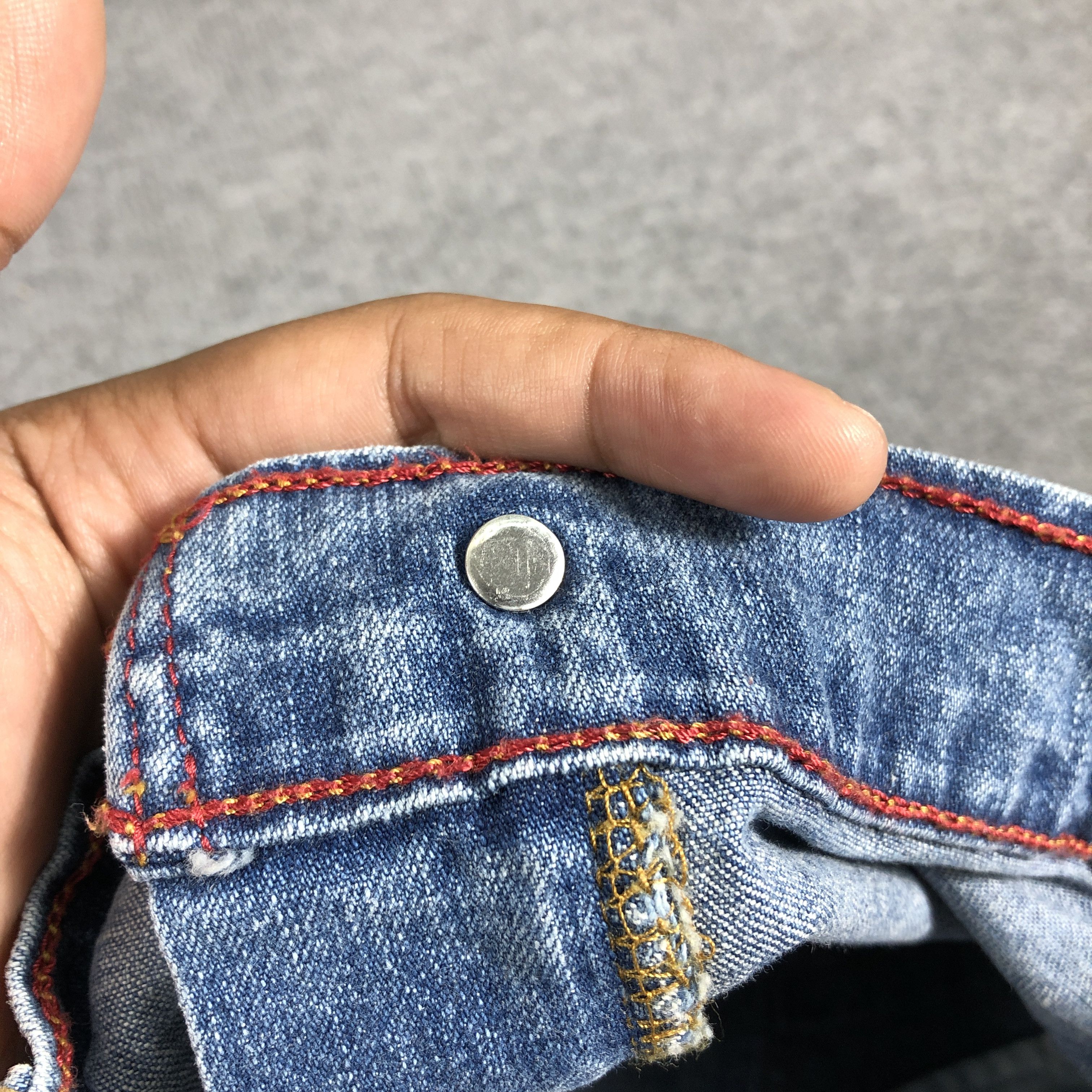 Levi's × Vintage Vintage Levis 550 Jeans Flare Relaxed Bootcut L747W Size 35" - 8 Thumbnail