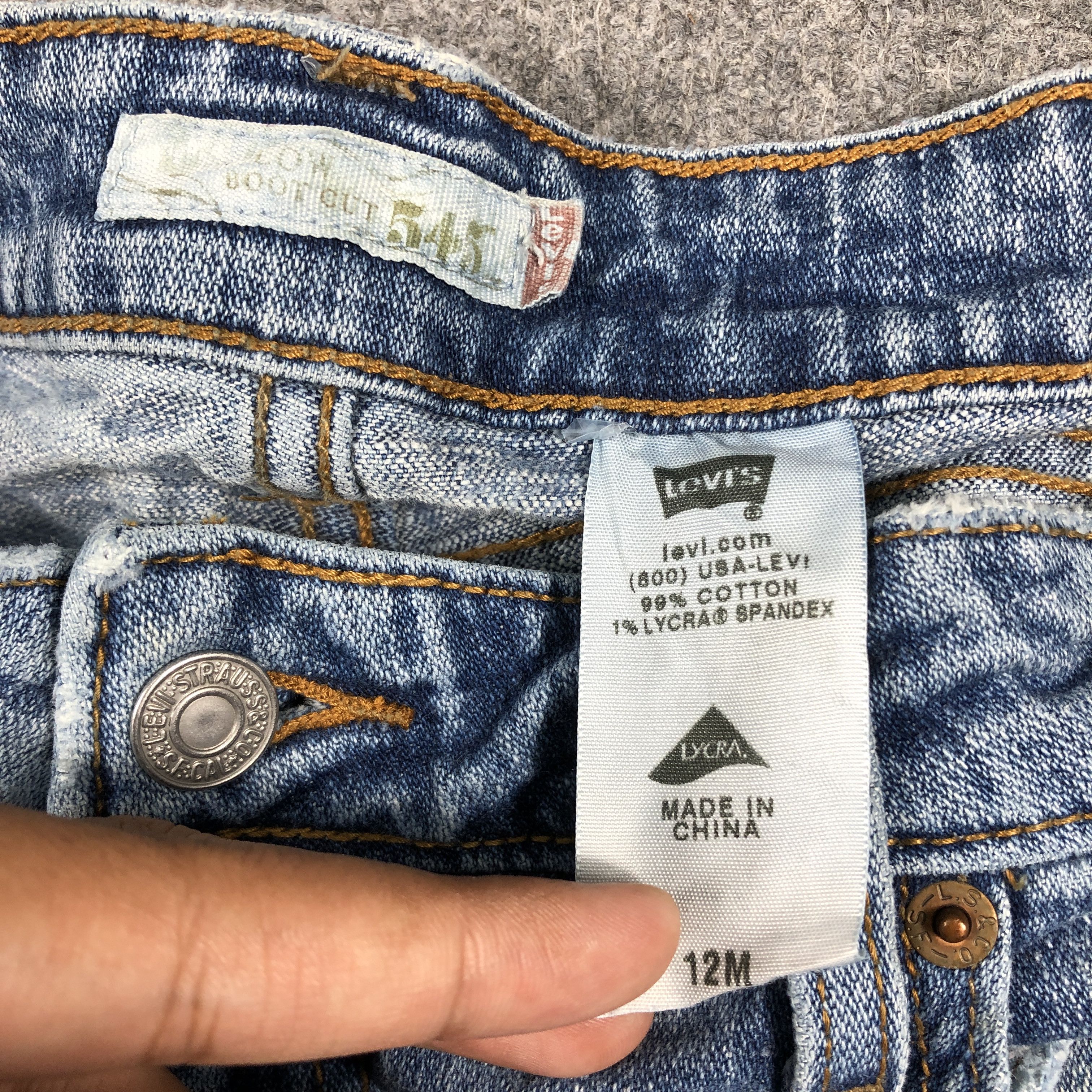 Levi's × Vintage Vintage Levis 545 Jeans Flare Low Bootcut L745W Size 34" / US 12 / IT 48 - 10 Thumbnail