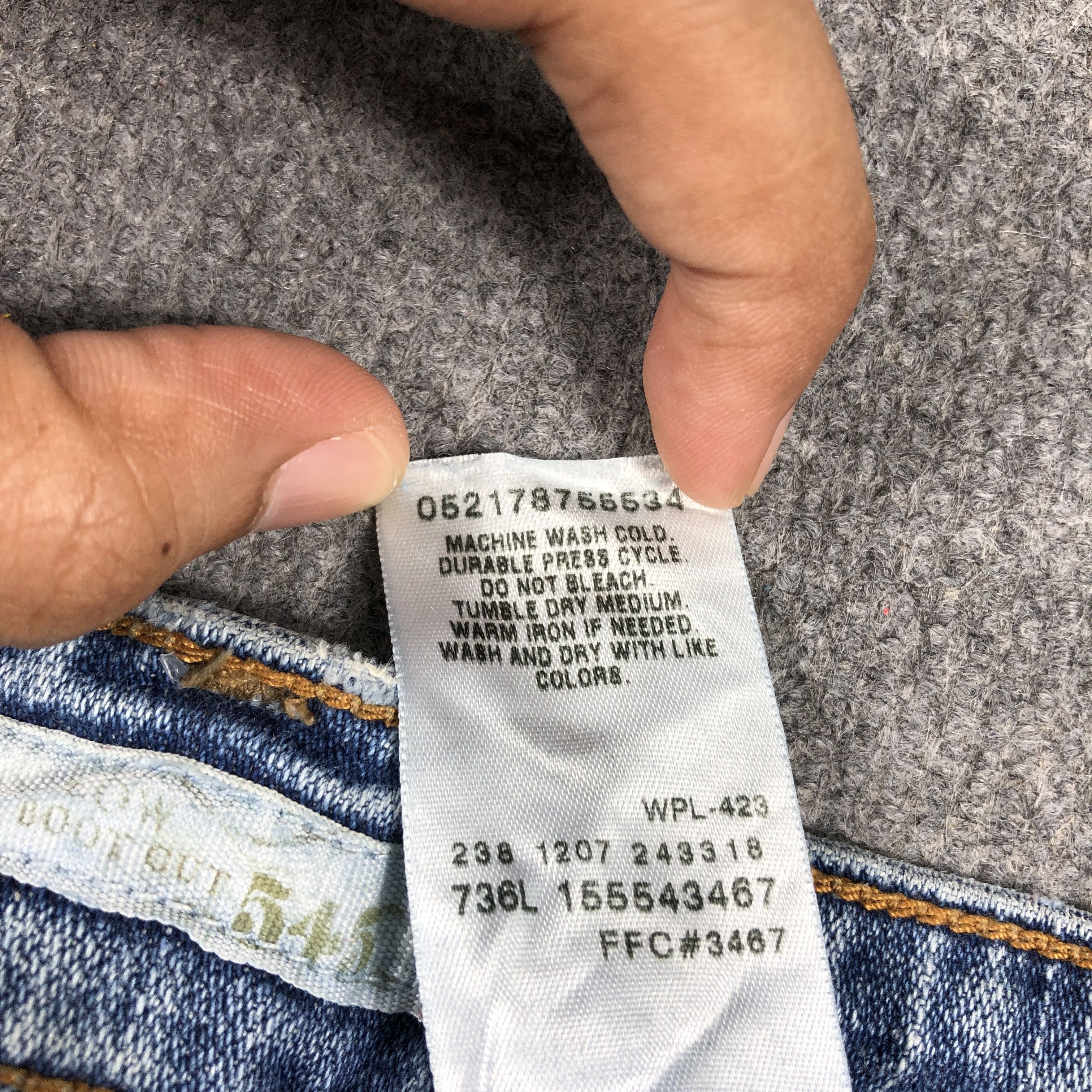 Levi's × Vintage Vintage Levis 545 Jeans Flare Low Bootcut L745W Size 34" / US 12 / IT 48 - 11 Thumbnail