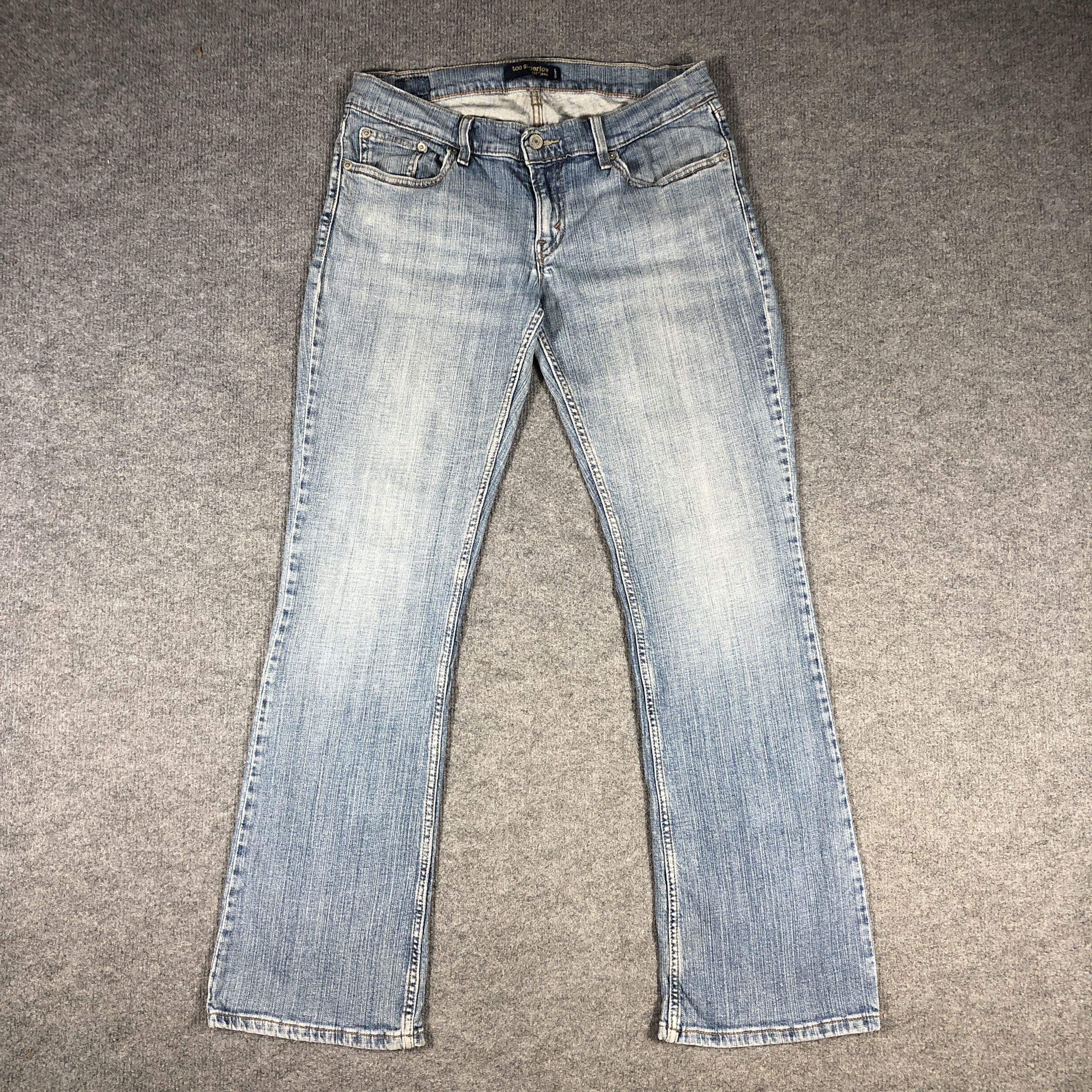 Levi's × Vintage Vintage 524 Levis Jeans Flare Too Superlow L743W Size 32" / US 10 / IT 46 - 1 Thumbnail
