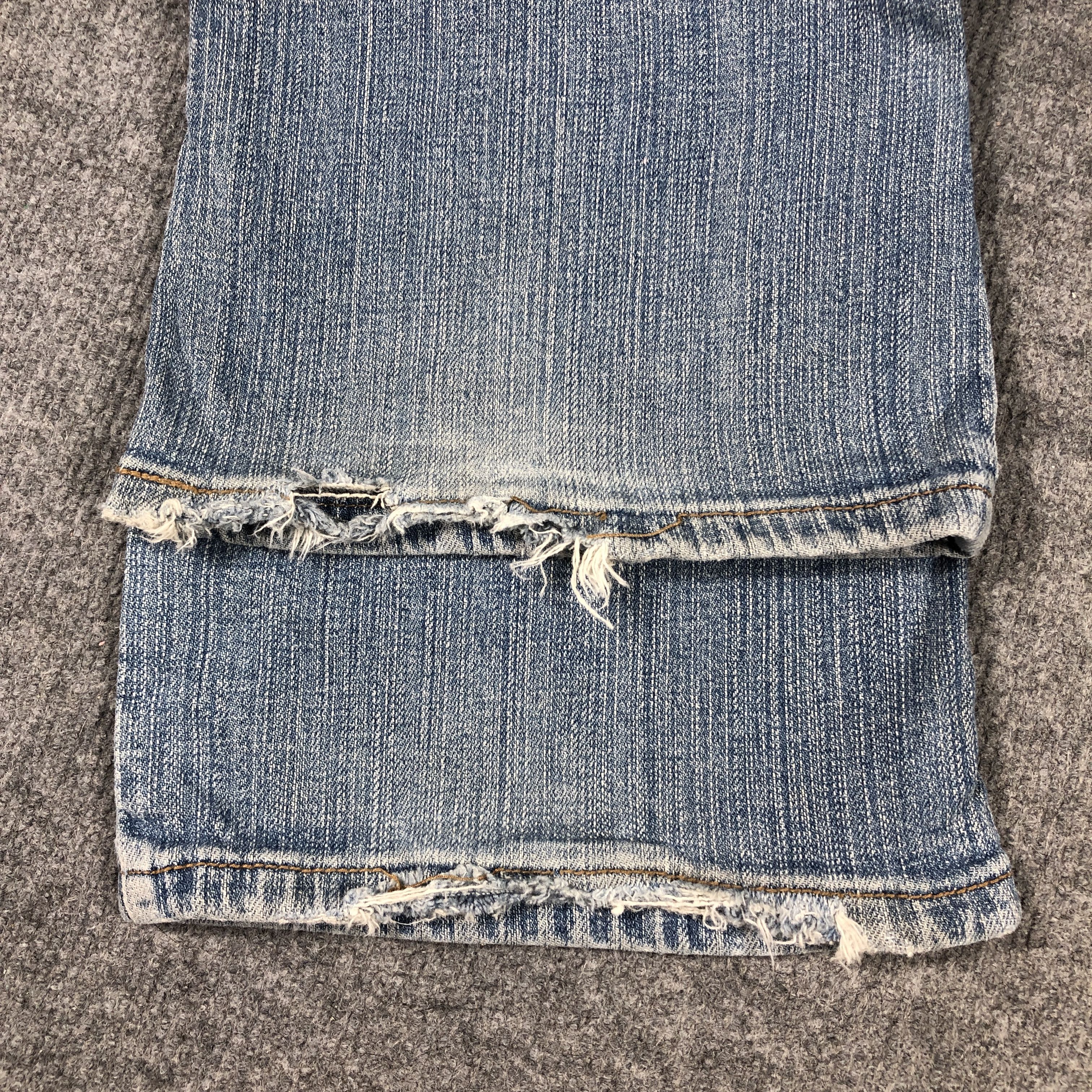 Levi's × Vintage Vintage 524 Levis Jeans Flare Too Superlow L743W Size 32" / US 10 / IT 46 - 7 Thumbnail