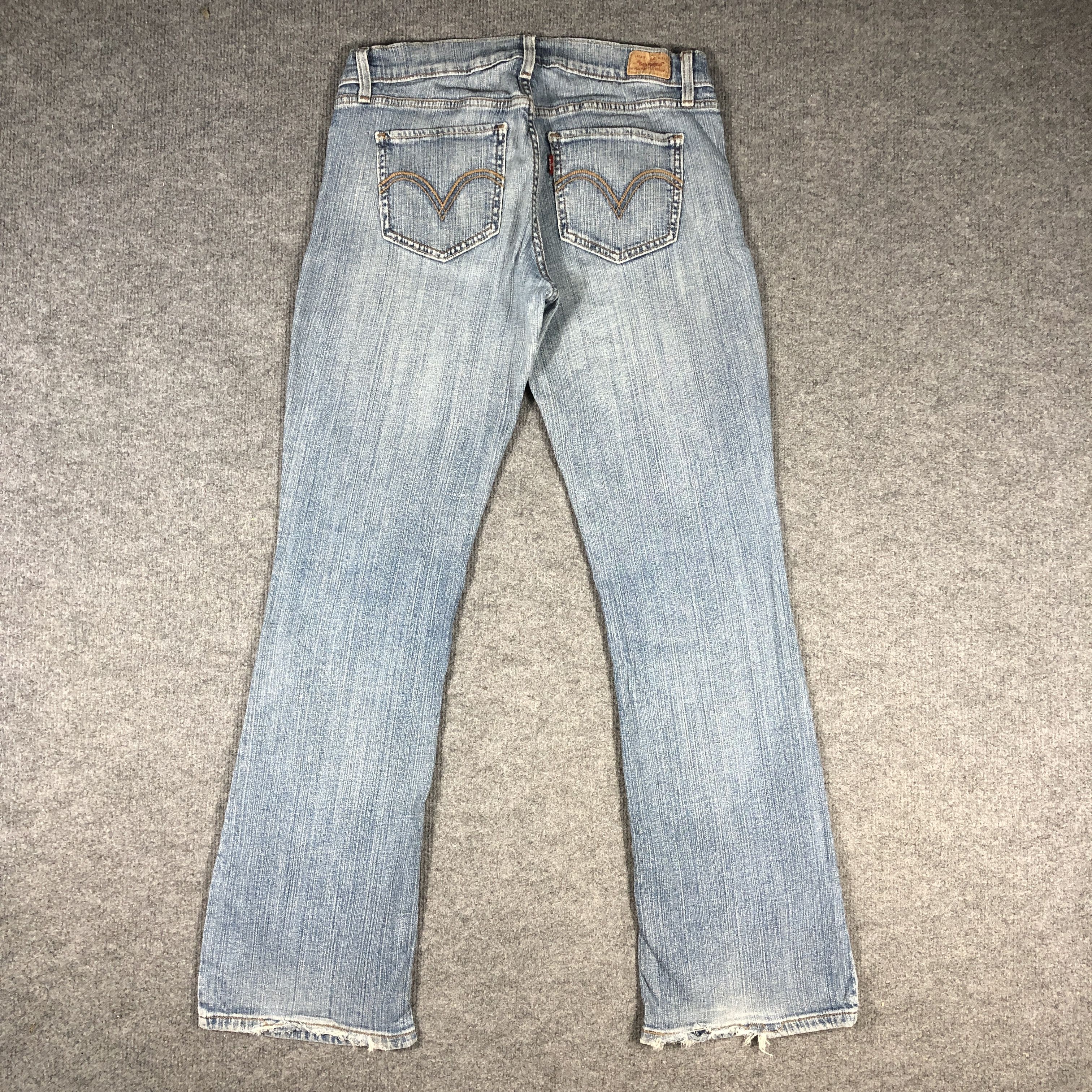 Levi's × Vintage Vintage 524 Levis Jeans Flare Too Superlow L743W Size 32" / US 10 / IT 46 - 2 Thumbnail