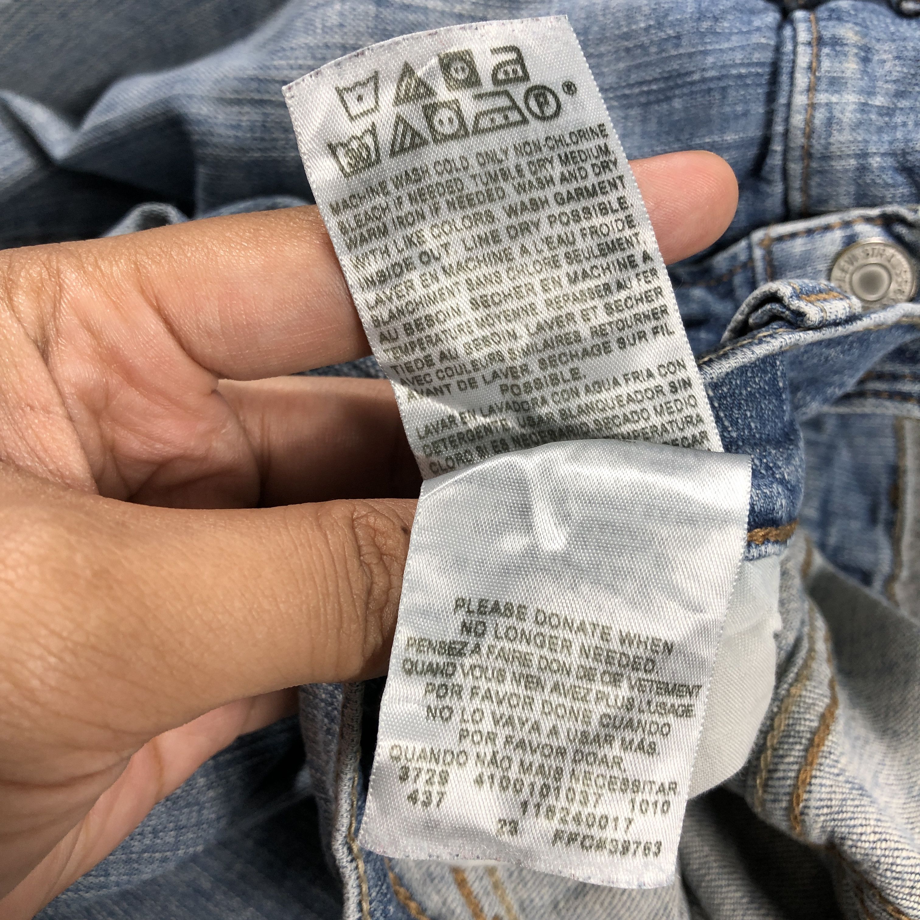 Levi's × Vintage Vintage 524 Levis Jeans Flare Too Superlow L743W Size 32" / US 10 / IT 46 - 11 Thumbnail