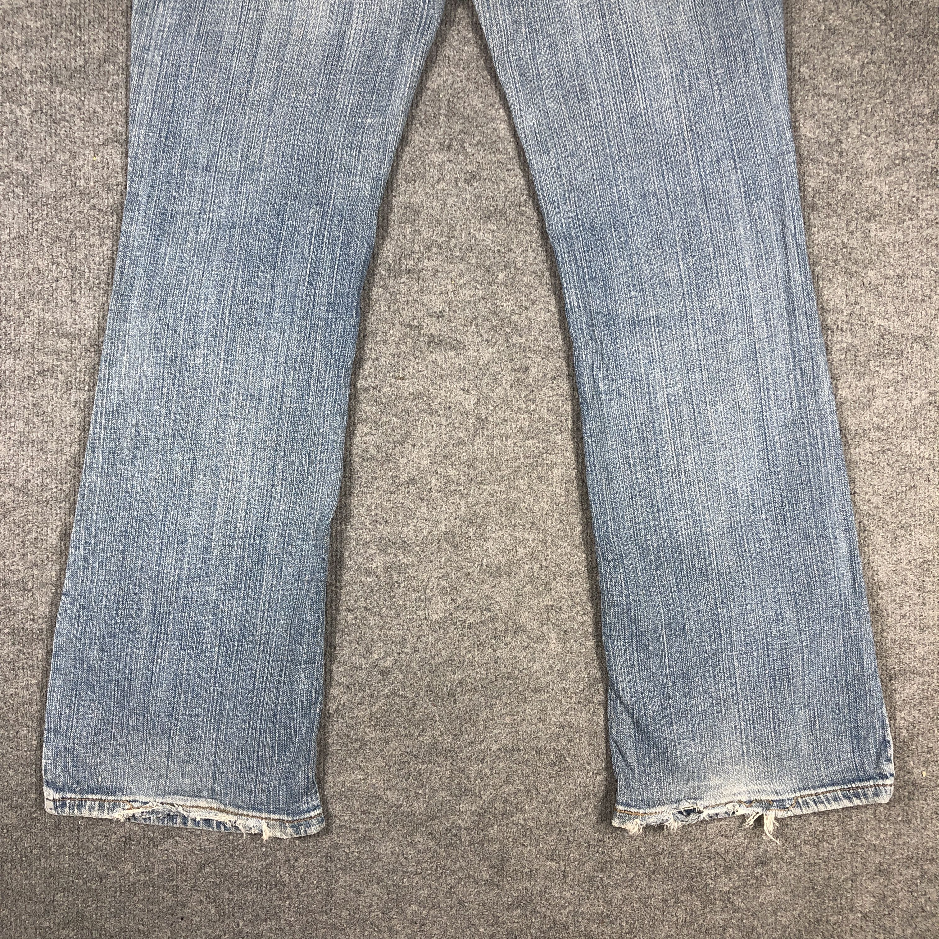 Levi's × Vintage Vintage 524 Levis Jeans Flare Too Superlow L743W Size 32" / US 10 / IT 46 - 6 Thumbnail