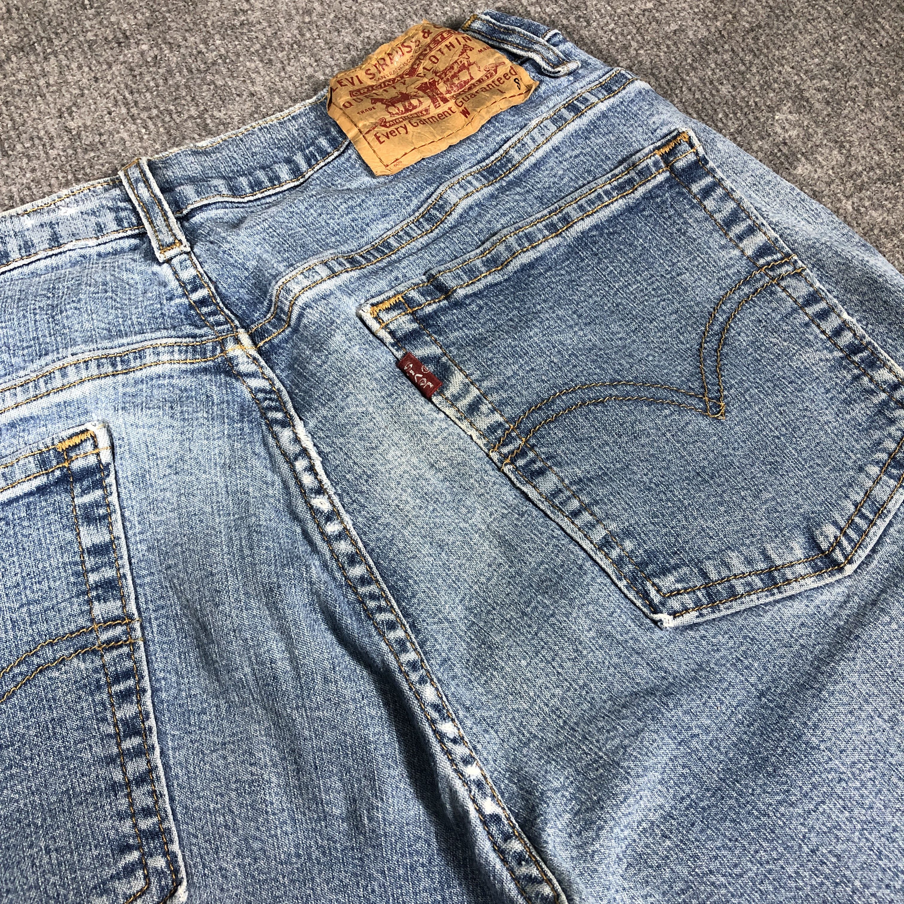 Levi's × Vintage Vintage Levis 515 Jeans Flare Boot Cut L744W Size 29" - 10 Thumbnail