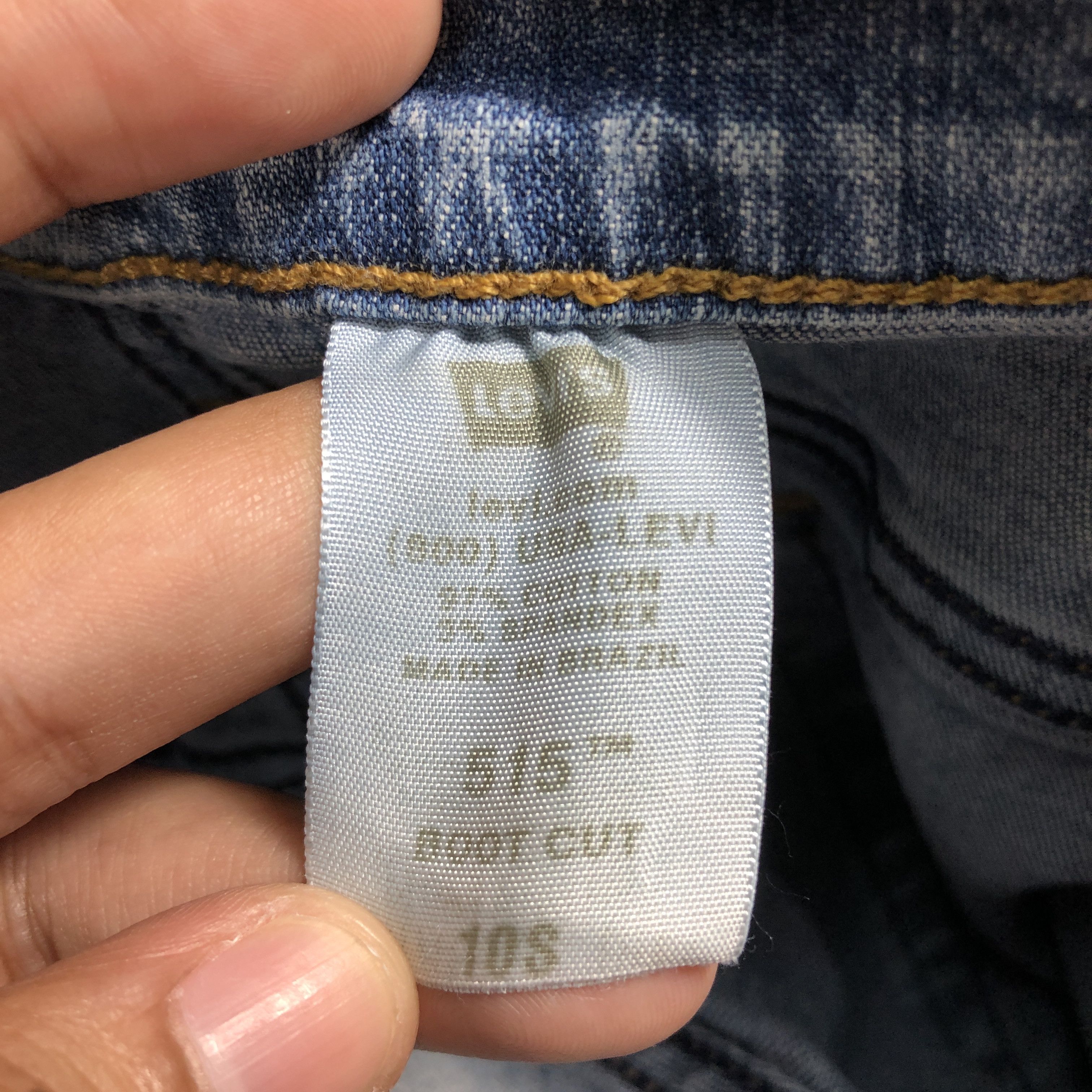Levi's × Vintage Vintage Levis 515 Jeans Flare Boot Cut L744W Size 29" - 13 Thumbnail