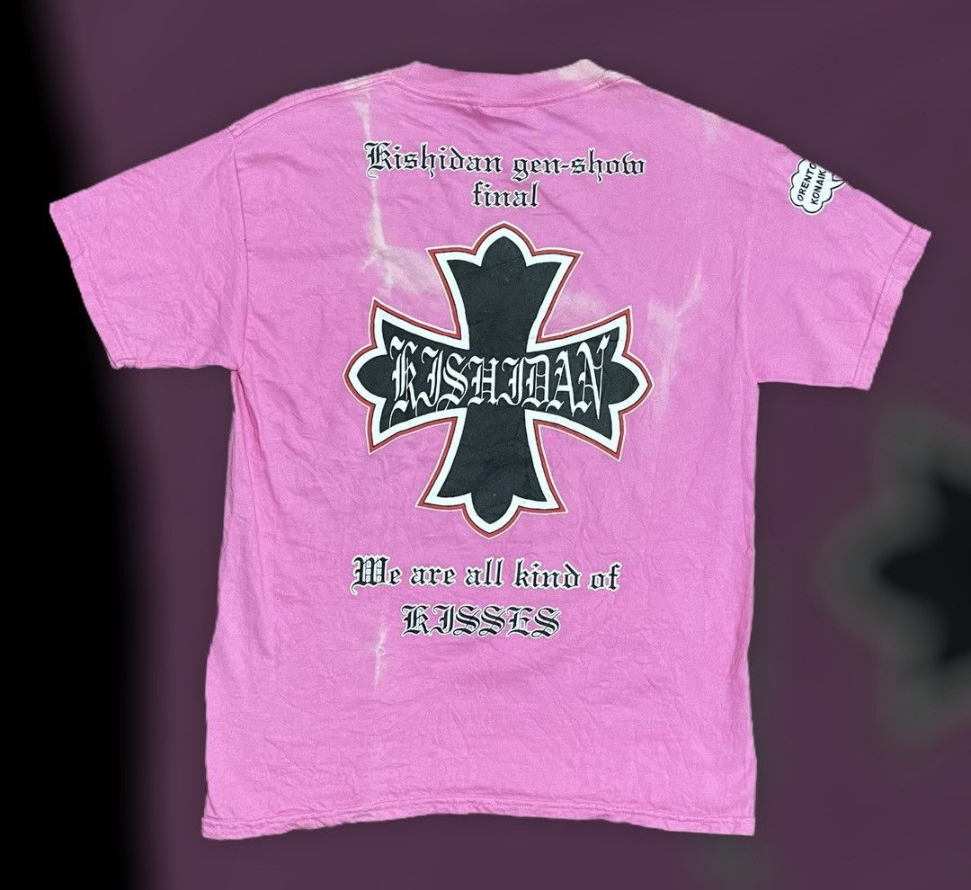 Hanes Kishidenne Wrerutogood Distressed Bleach Cross Logo Tee Size US S / EU 44-46 / 1 - 1 Thumbnail
