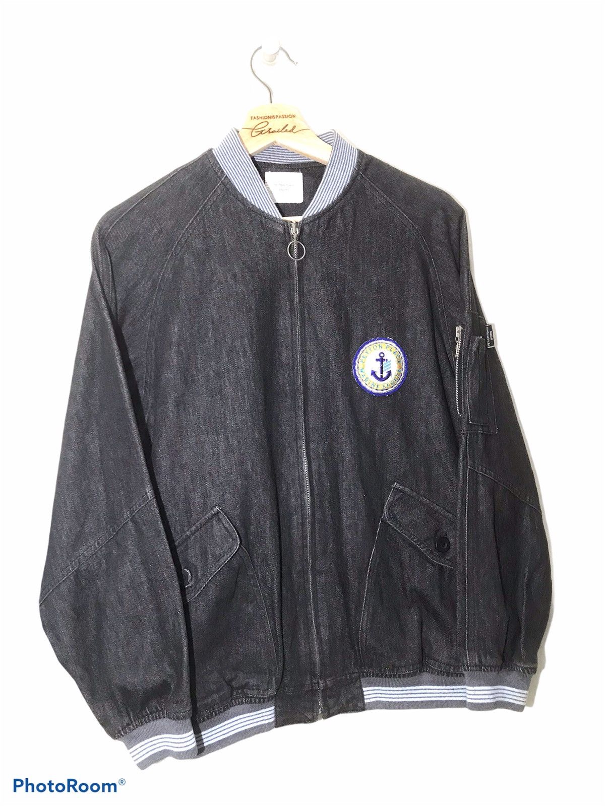 Japanese Brand × Vintage Vintage Peyton Place Back Spellout Denim Jeans Jacket Size US M / EU 48-50 / 2 - 5 Thumbnail