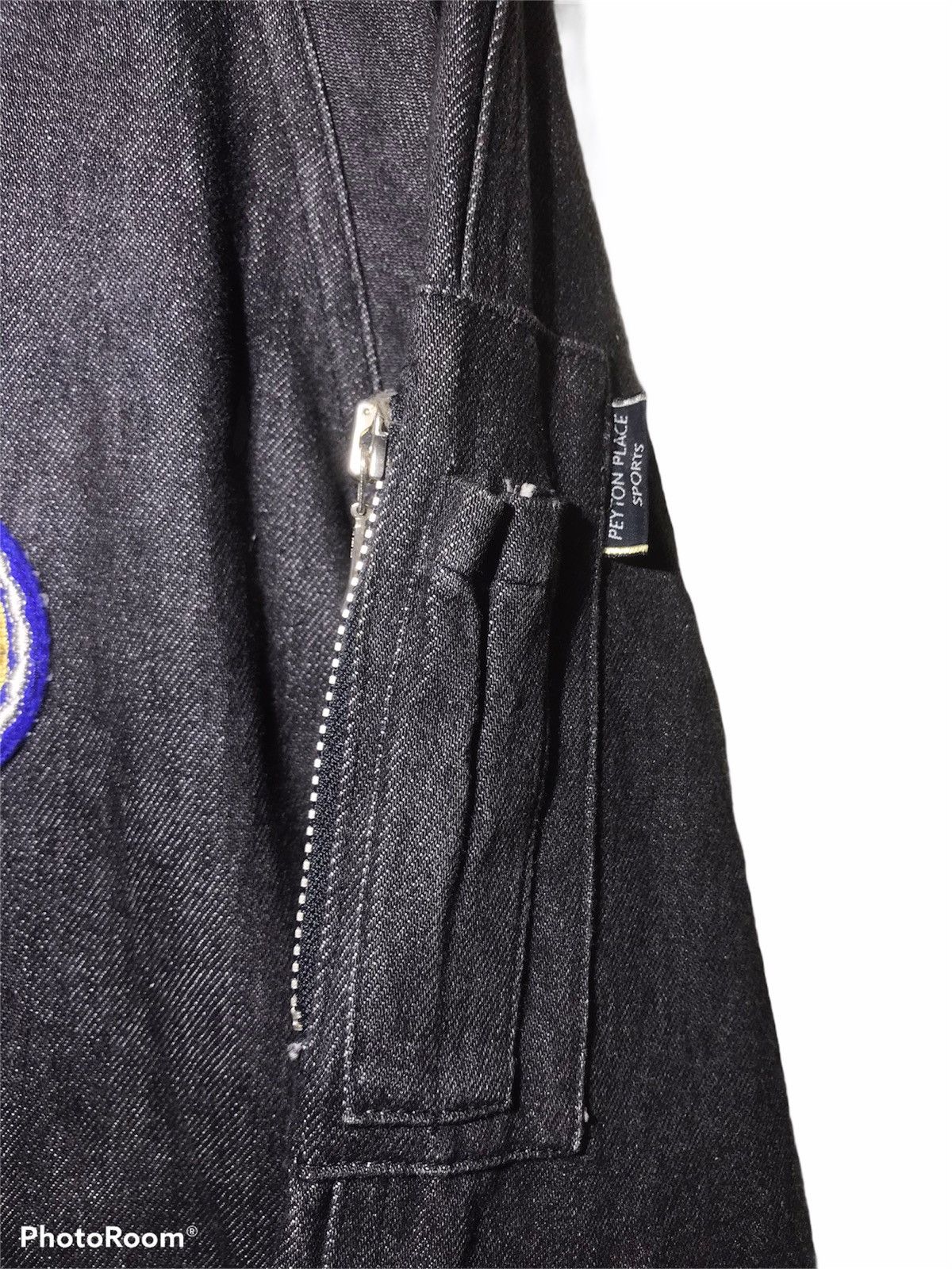 Japanese Brand × Vintage Vintage Peyton Place Back Spellout Denim Jeans Jacket Size US M / EU 48-50 / 2 - 11 Thumbnail
