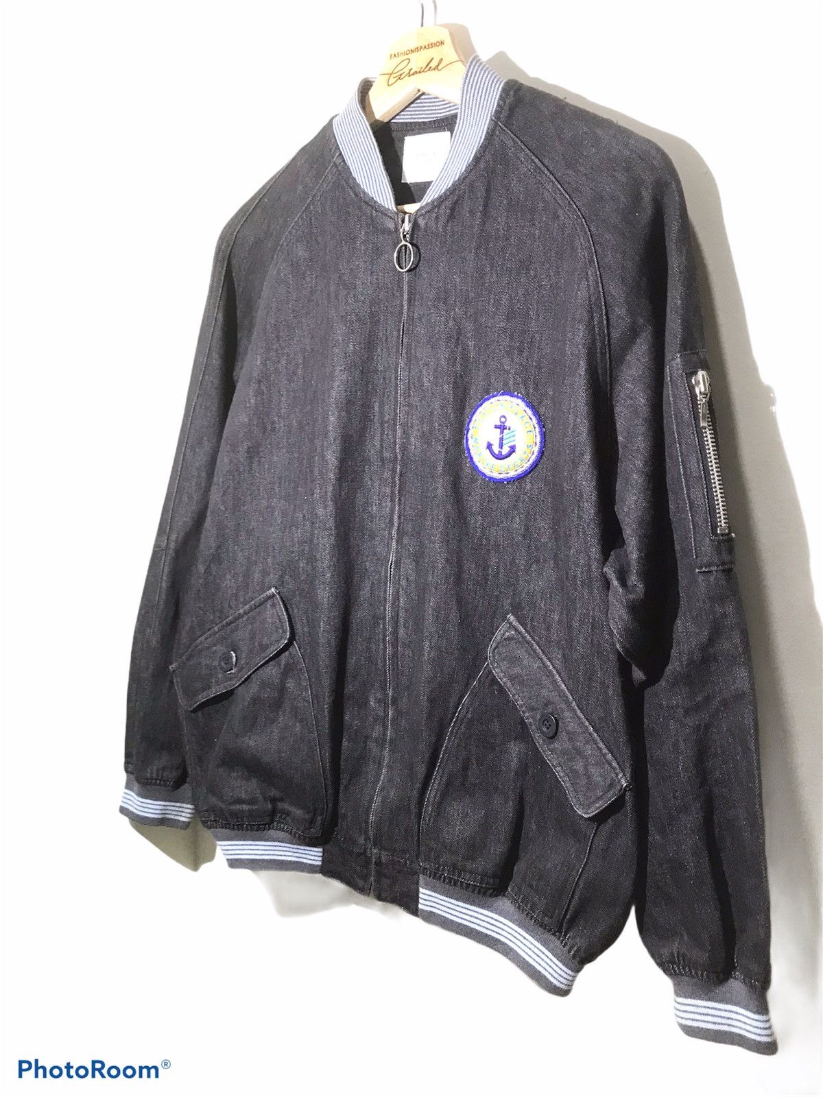 Japanese Brand × Vintage Vintage Peyton Place Back Spellout Denim Jeans Jacket Size US M / EU 48-50 / 2 - 8 Thumbnail