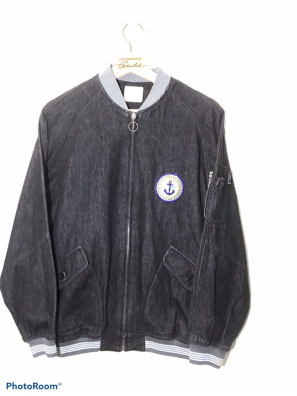 Japanese Brand × Vintage Vintage Peyton Place Back Spellout Denim Jeans Jacket Size US M / EU 48-50 / 2 - 3 Thumbnail