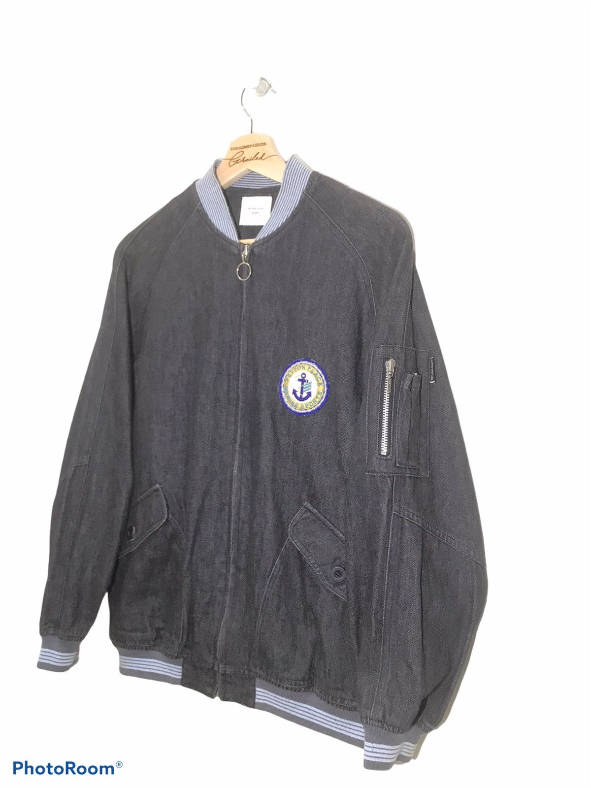 Japanese Brand × Vintage Vintage Peyton Place Back Spellout Denim Jeans Jacket Size US M / EU 48-50 / 2 - 13 Thumbnail