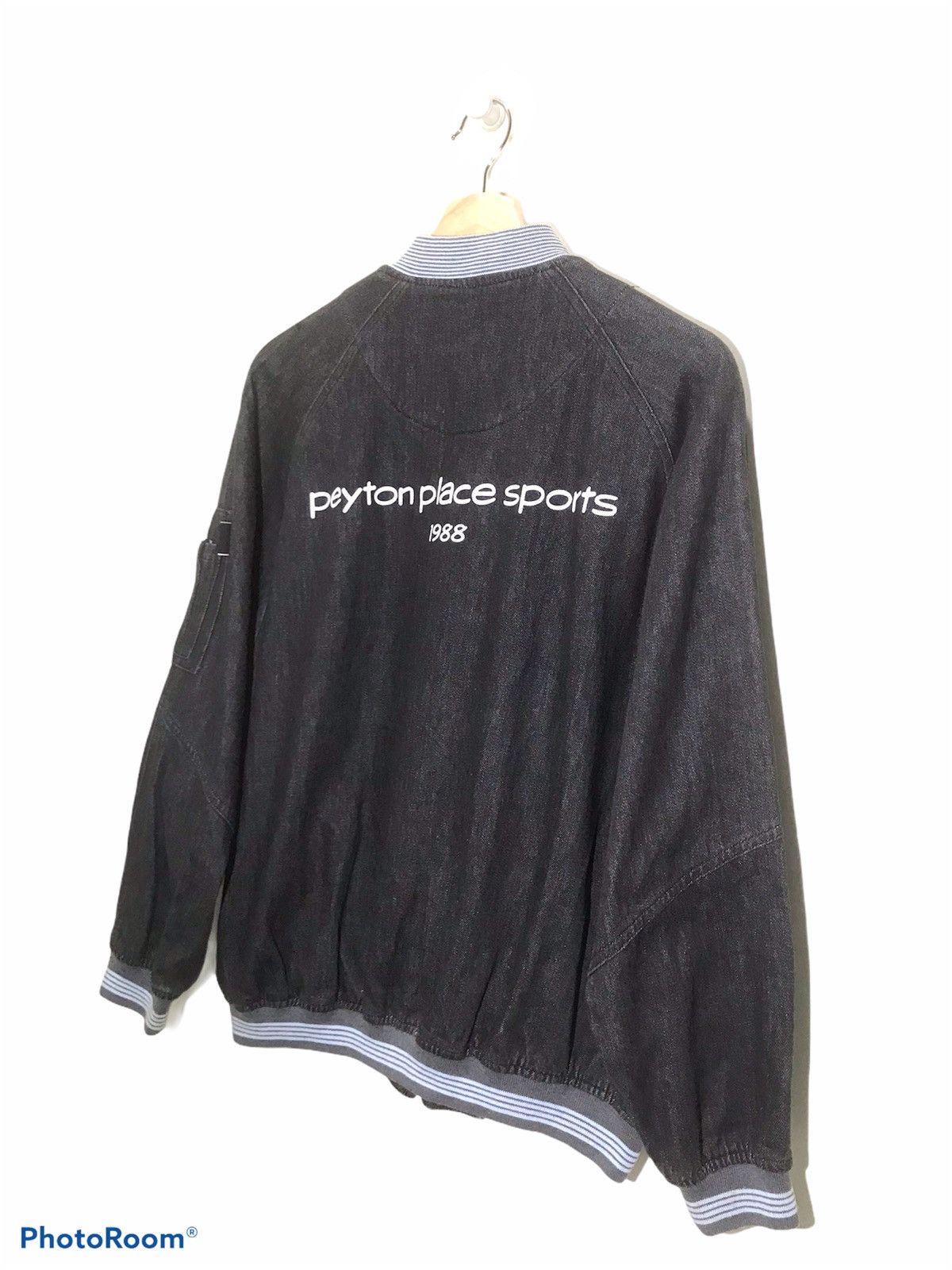 Japanese Brand × PPFM × Vintage 1988 Peyton Place Back Spellout Denim Jeans Jacket Size US M / EU 48-50 / 2 - 14 Thumbnail