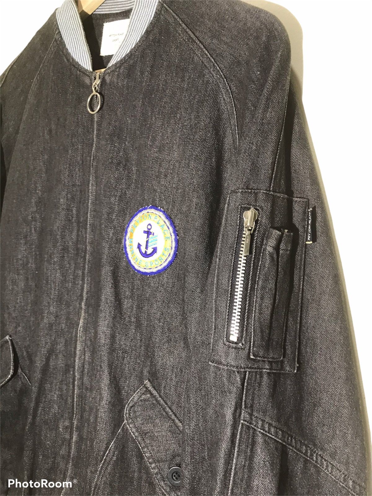 Japanese Brand × Vintage Vintage Peyton Place Back Spellout Denim Jeans Jacket Size US M / EU 48-50 / 2 - 14 Thumbnail