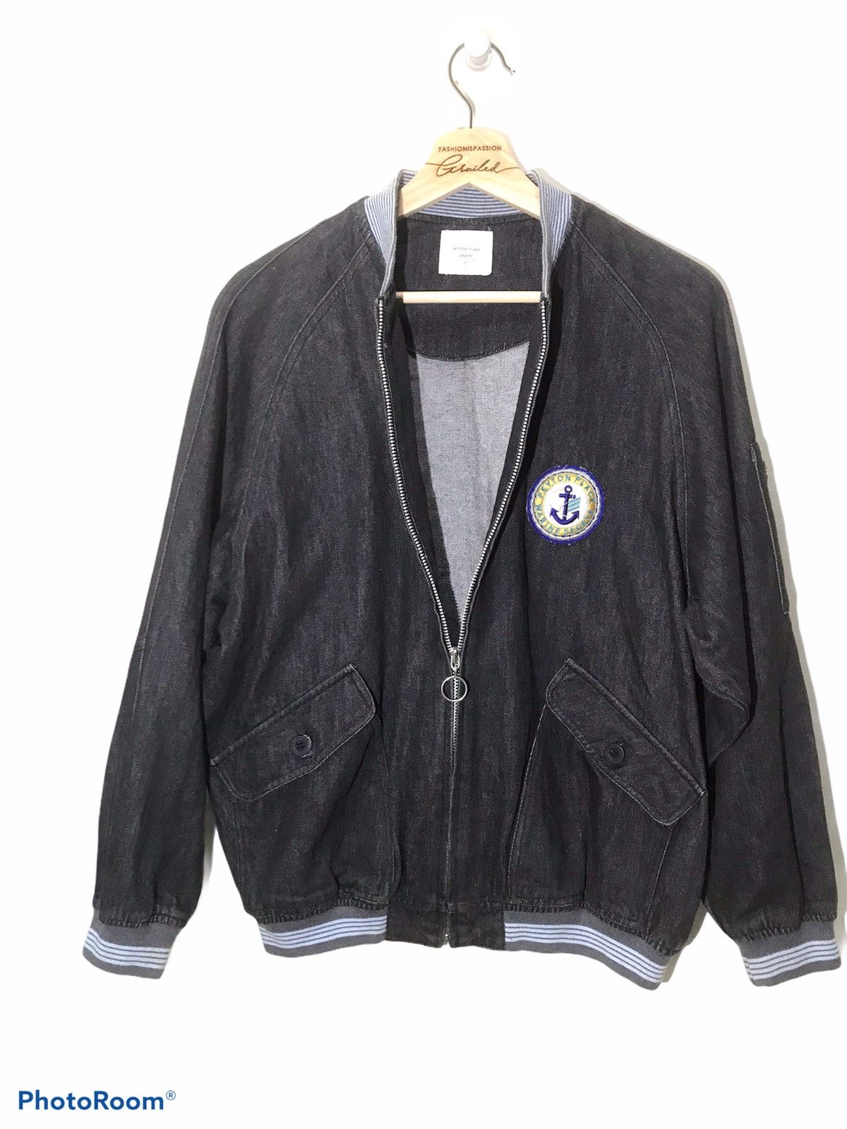 Japanese Brand × Vintage Vintage Peyton Place Back Spellout Denim Jeans Jacket Size US M / EU 48-50 / 2 - 17 Thumbnail