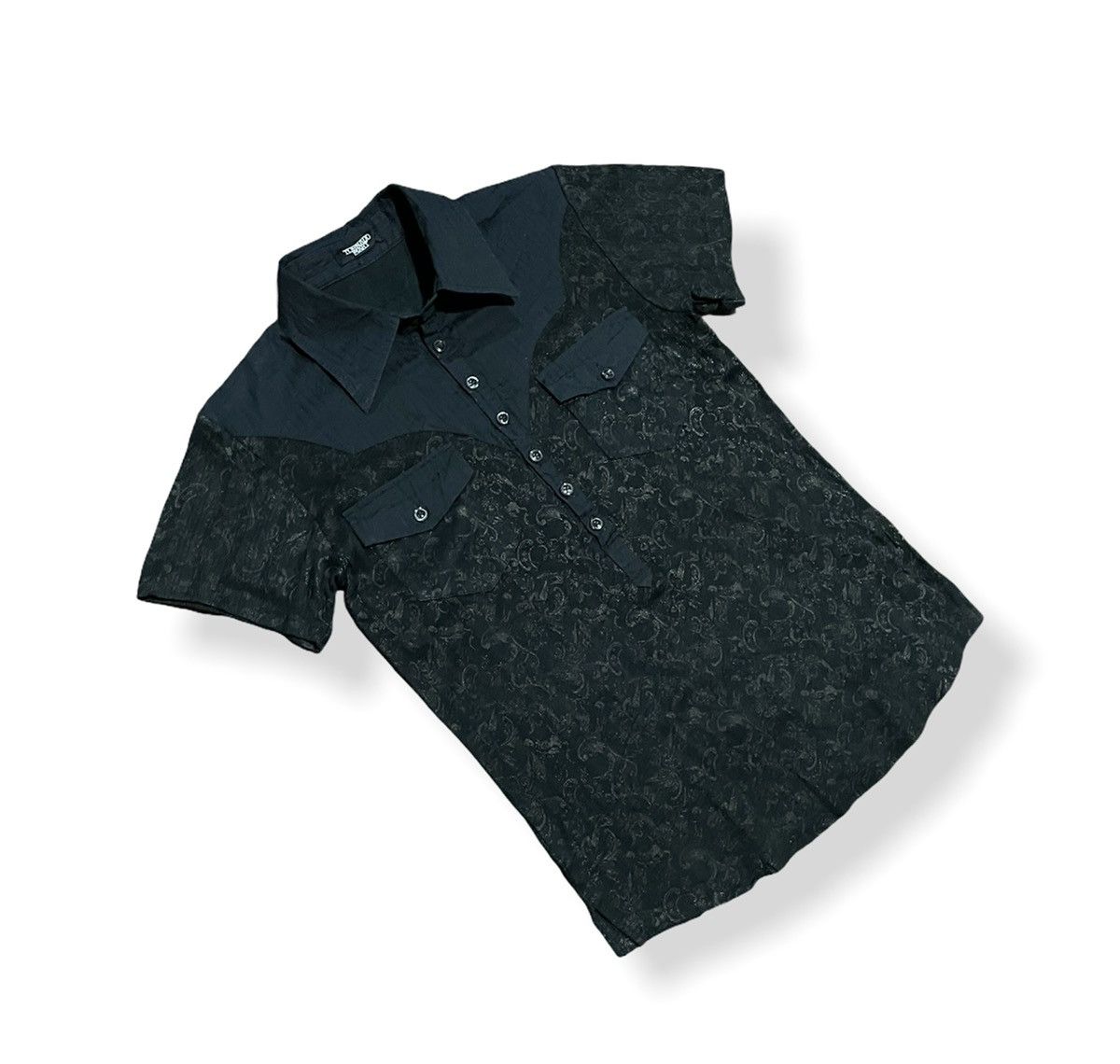 Tornado Mart Black Tornado Mart Japan Western Polo Shirt Size M / US 6-8 / IT 42-44 - 4 Thumbnail