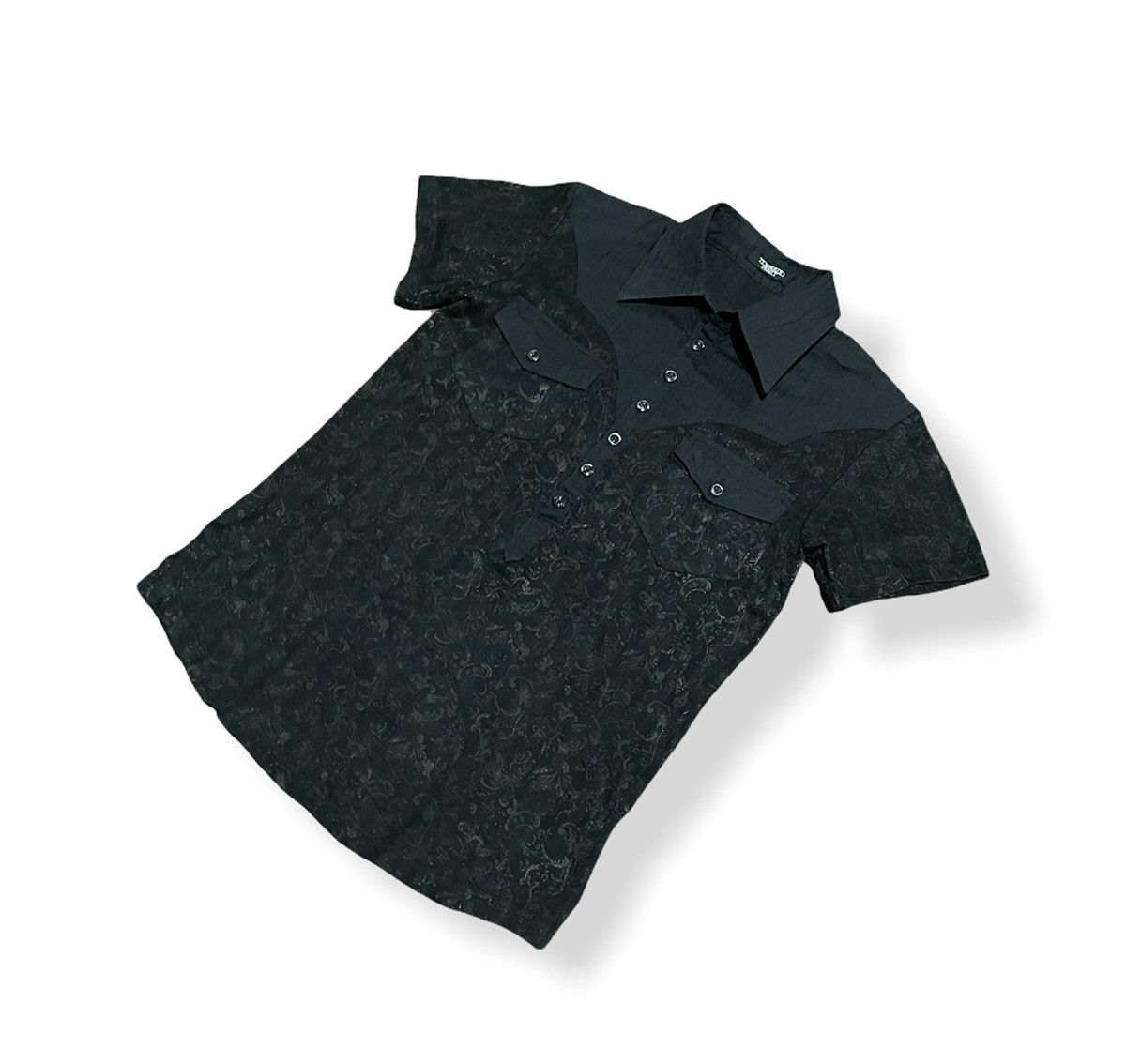 Tornado Mart Black Tornado Mart Japan Western Polo Shirt Size M / US 6-8 / IT 42-44 - 5 Thumbnail