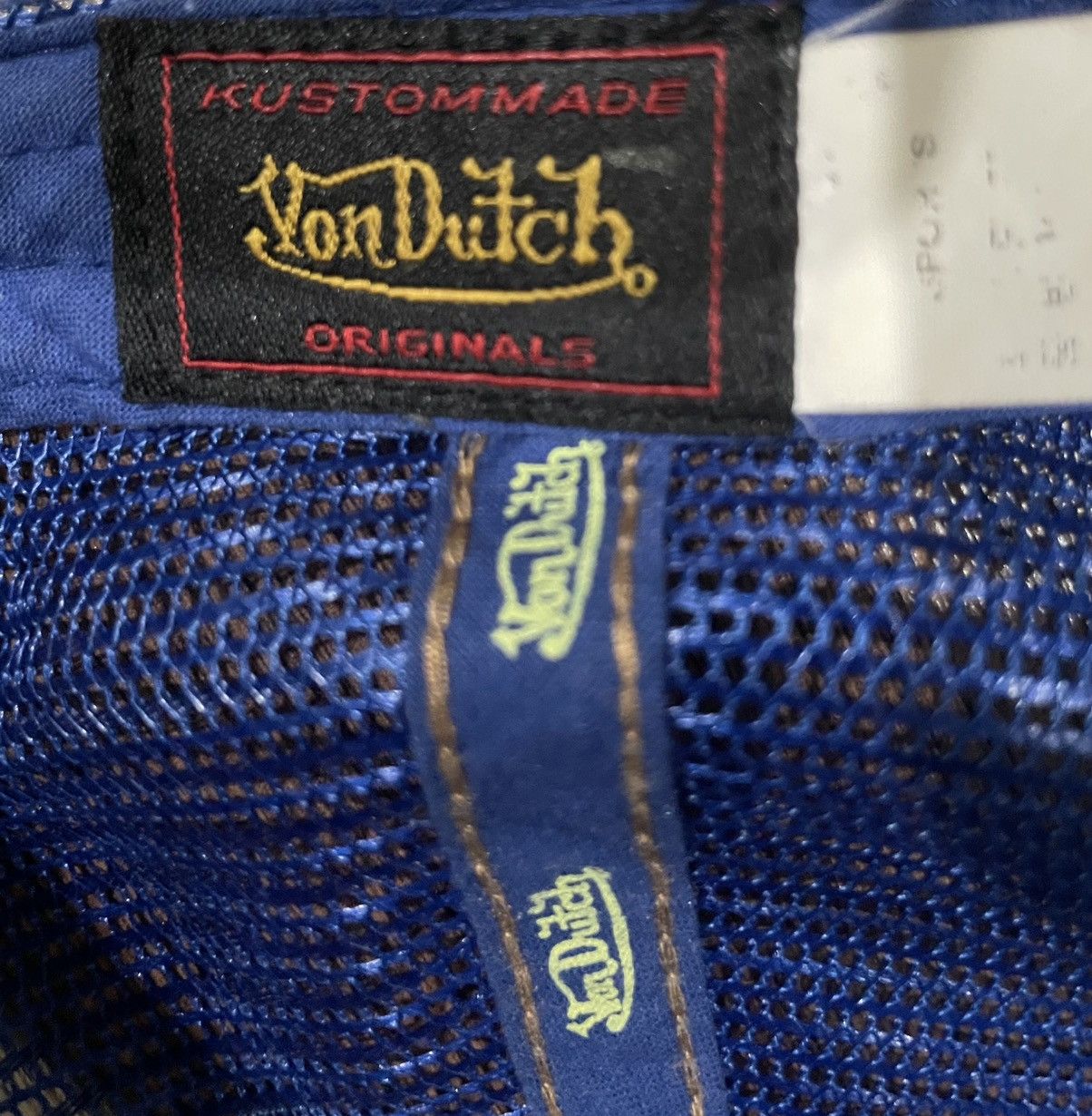 Vintage Vintage Von Dutch Patches Trucker Mesh Cap Size ONE SIZE - 6 Thumbnail