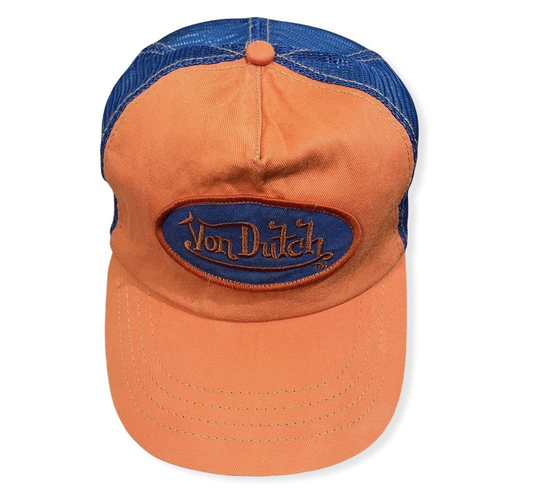 Vintage Vintage Von Dutch Patches Trucker Mesh Cap Size ONE SIZE - 1 Thumbnail