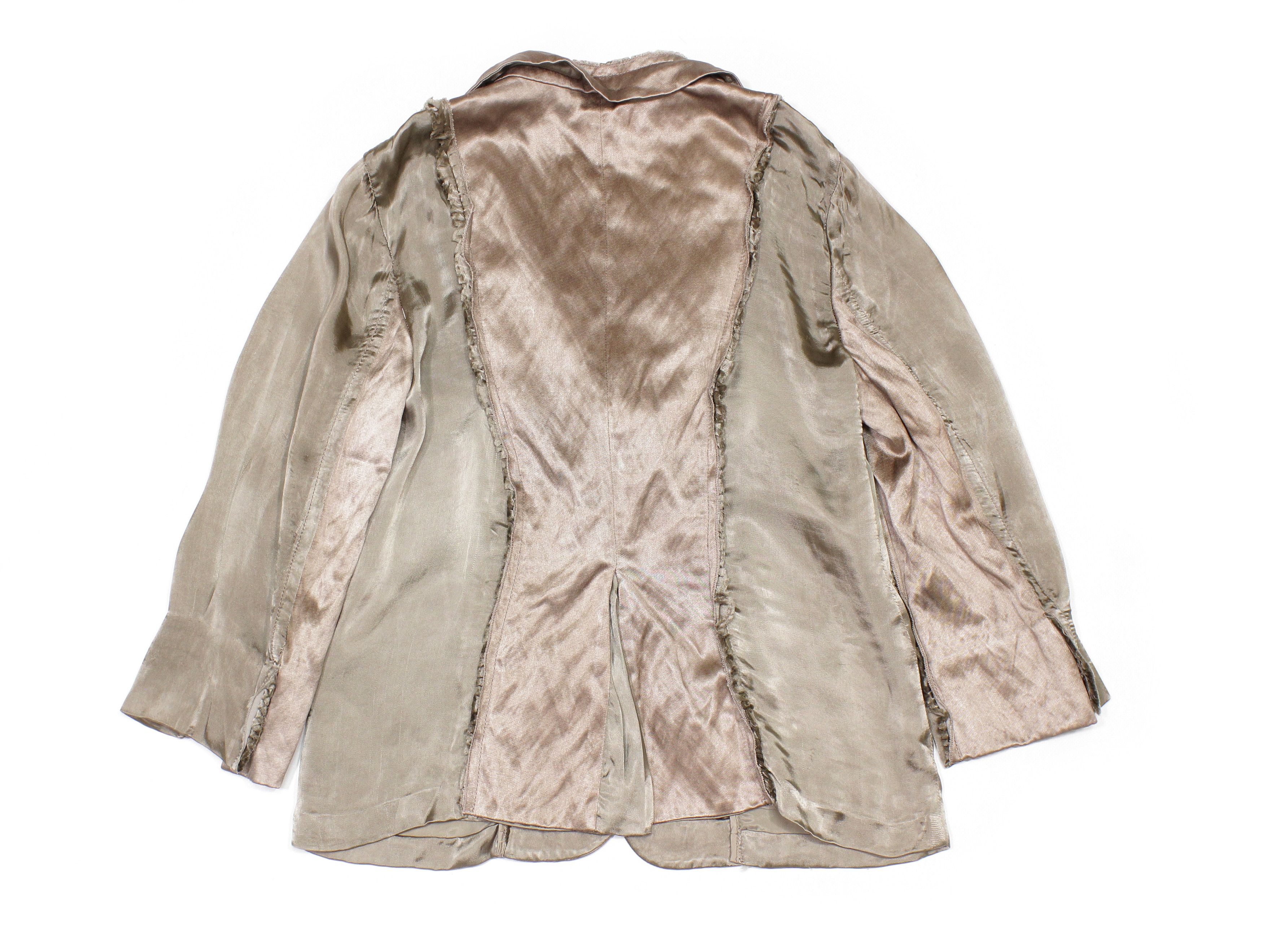 Prada 2008 Silk Cotton Blazer Size S / US 4 / IT 40 - 2 Thumbnail