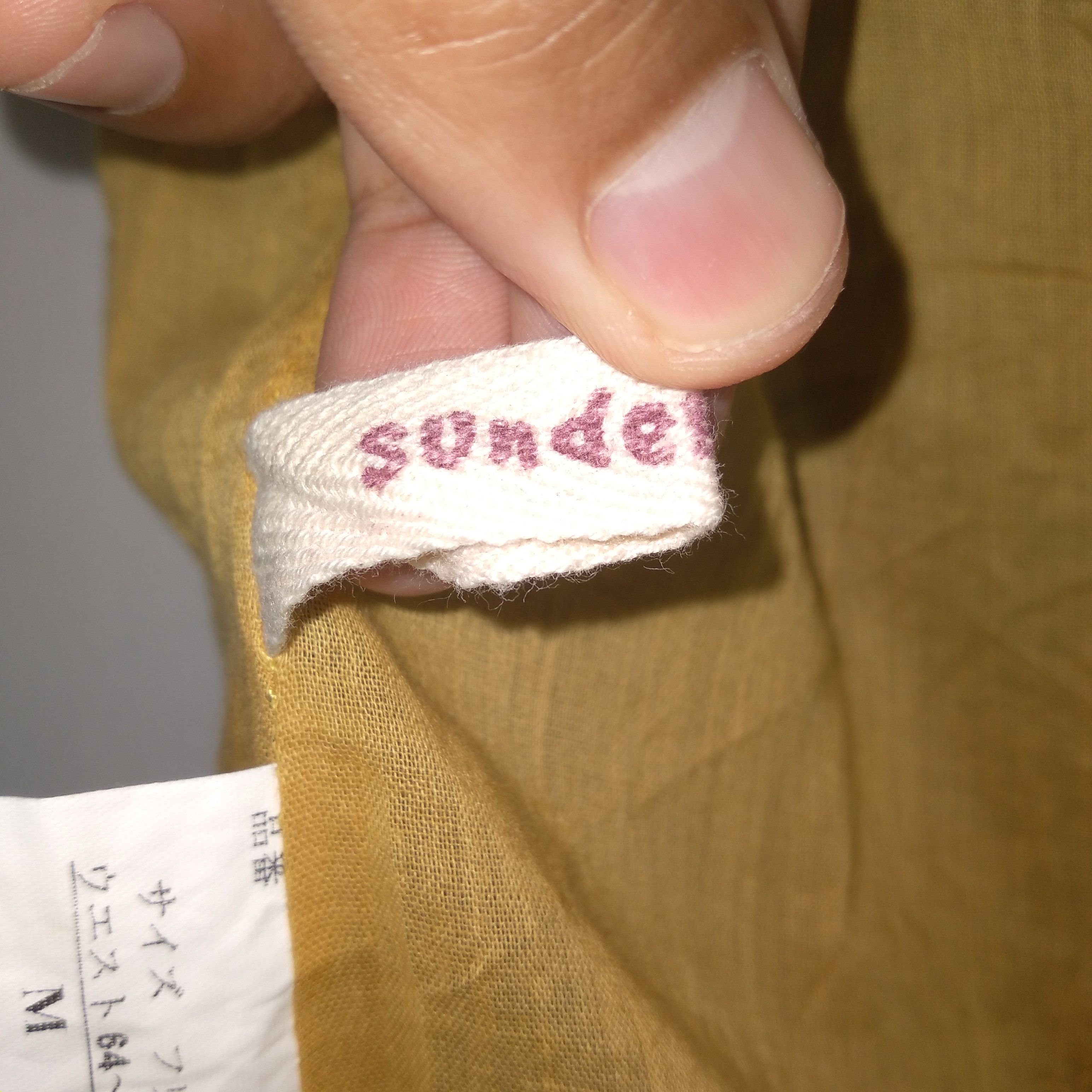 Japanese Brand × Vintage Sunder Ladki Patchwork Avant Garde Styles Draw String Skirt Size 32" / US 10 / IT 46 - 15 Thumbnail