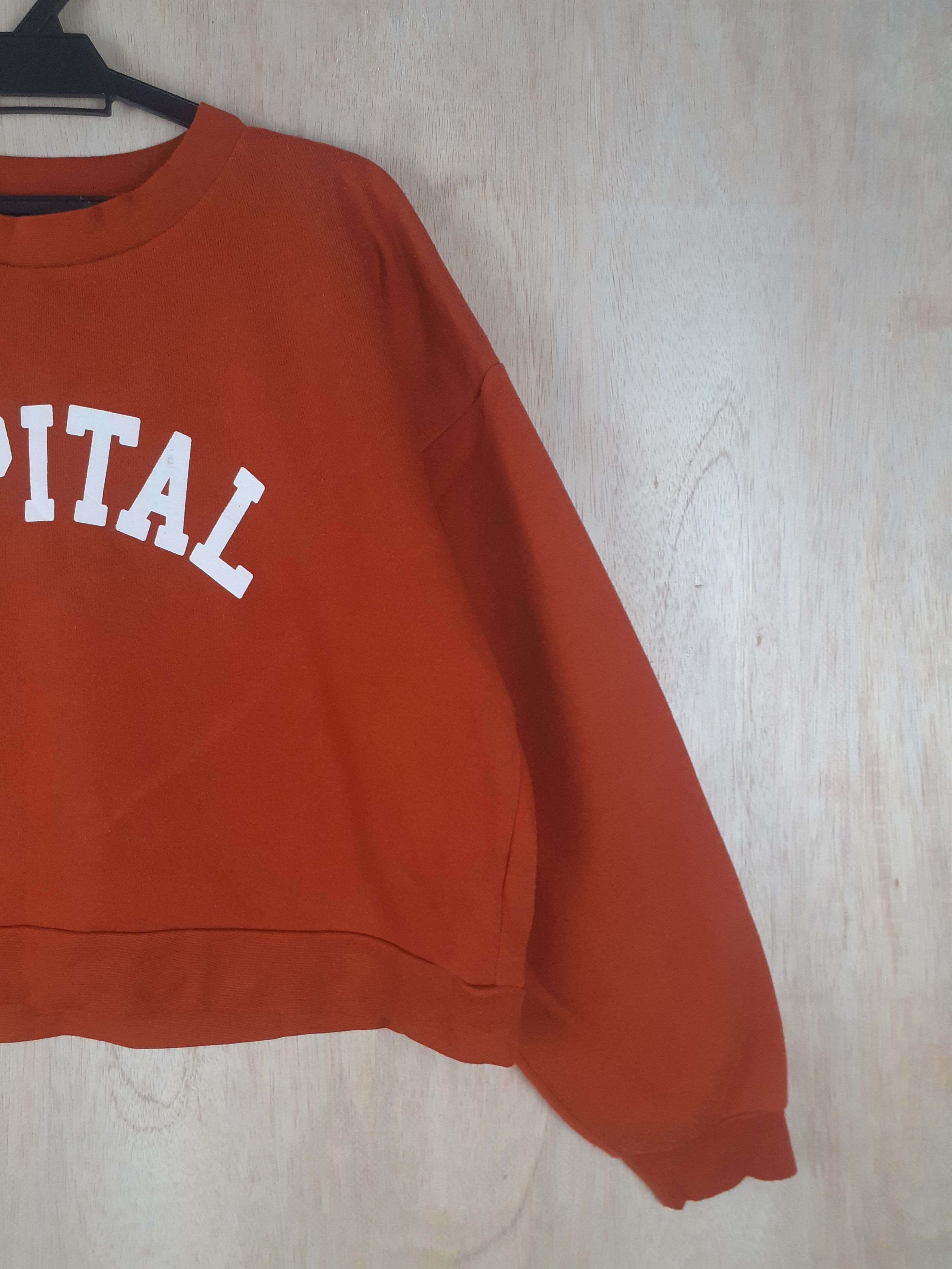 Japanese Brand × Vintage Earth Music&Ecology Capital orange sweater #3051 Size M / US 6-8 / IT 42-44 - 4 Thumbnail