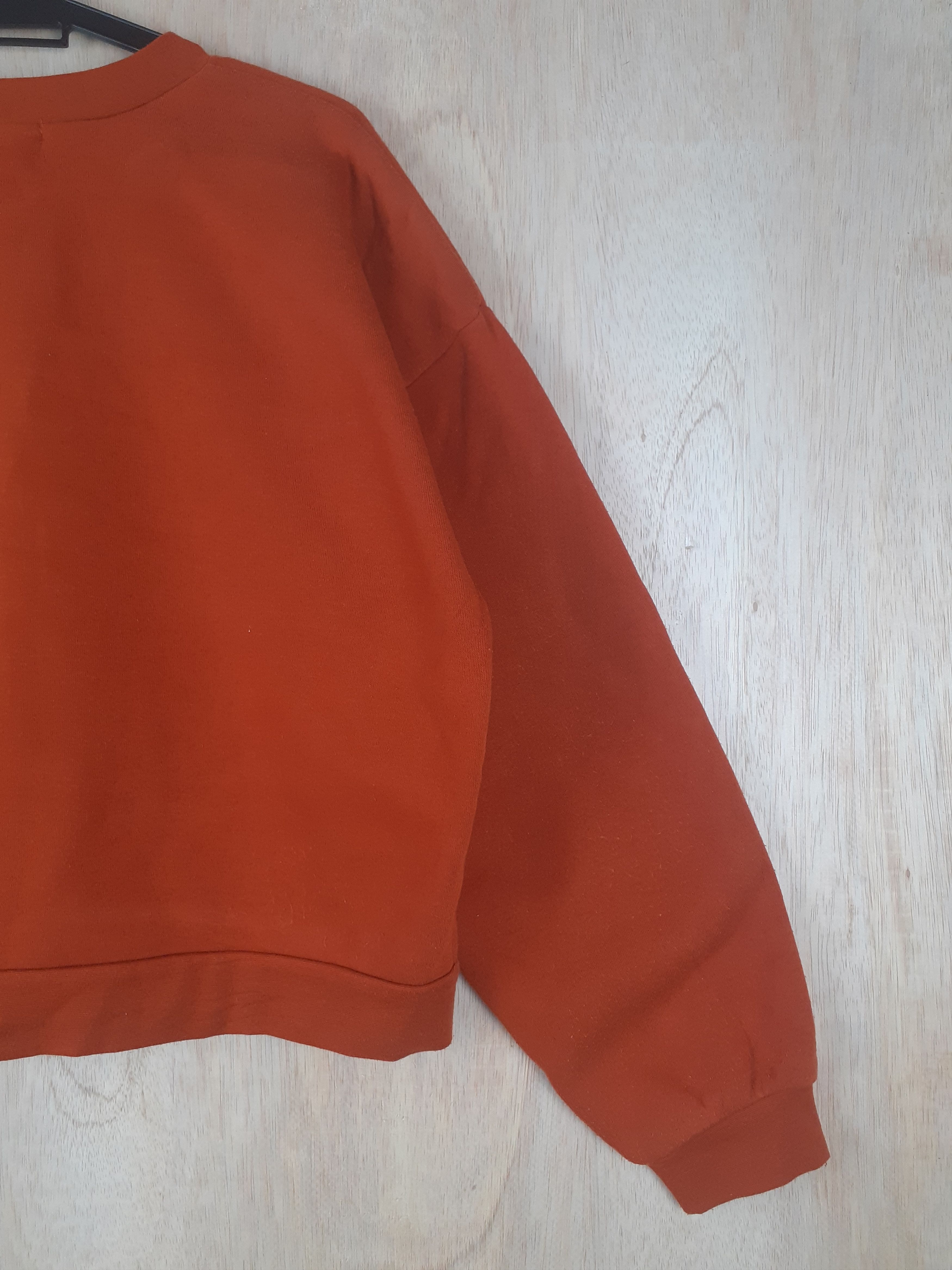 Japanese Brand × Vintage Earth Music&Ecology Capital orange sweater #3051 Size M / US 6-8 / IT 42-44 - 7 Thumbnail