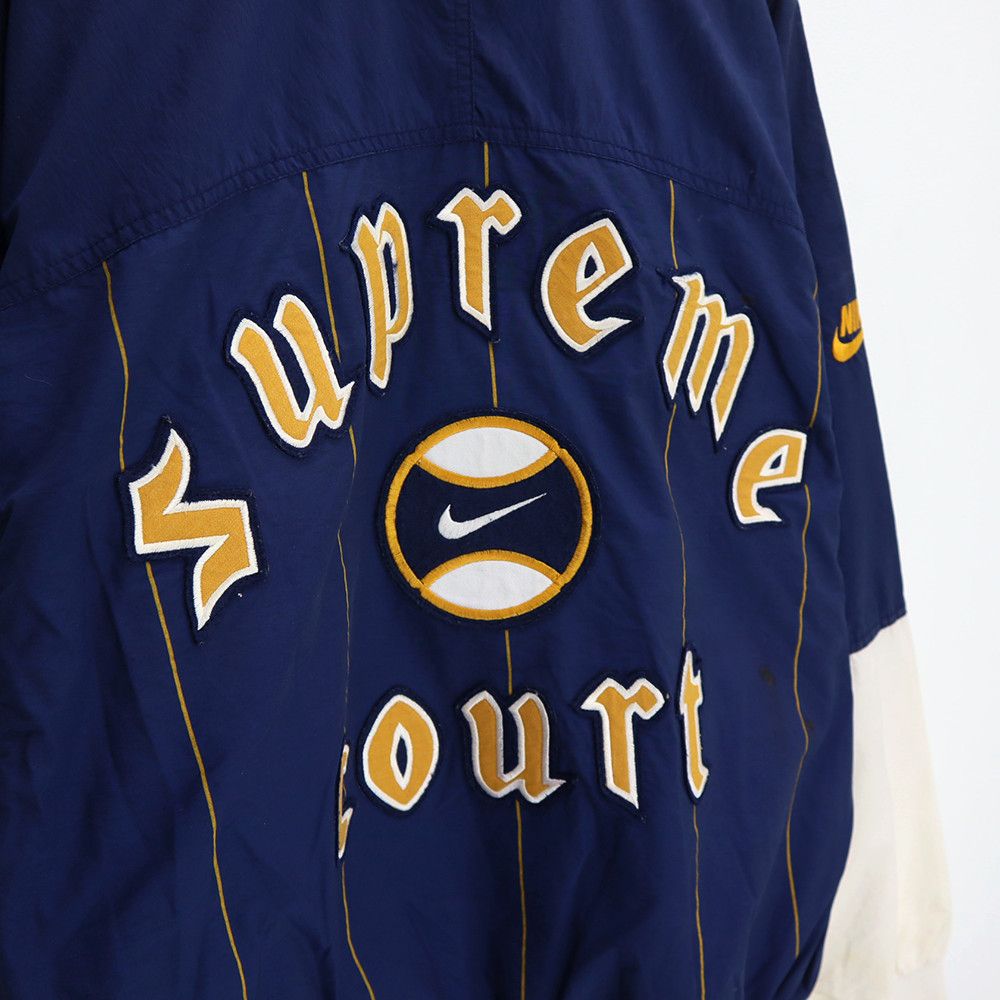 Nike Vintage 90s NIKE SUPREME COURT Tennis Bomber Jacket Size US M / EU 48-50 / 2 - 8 Thumbnail