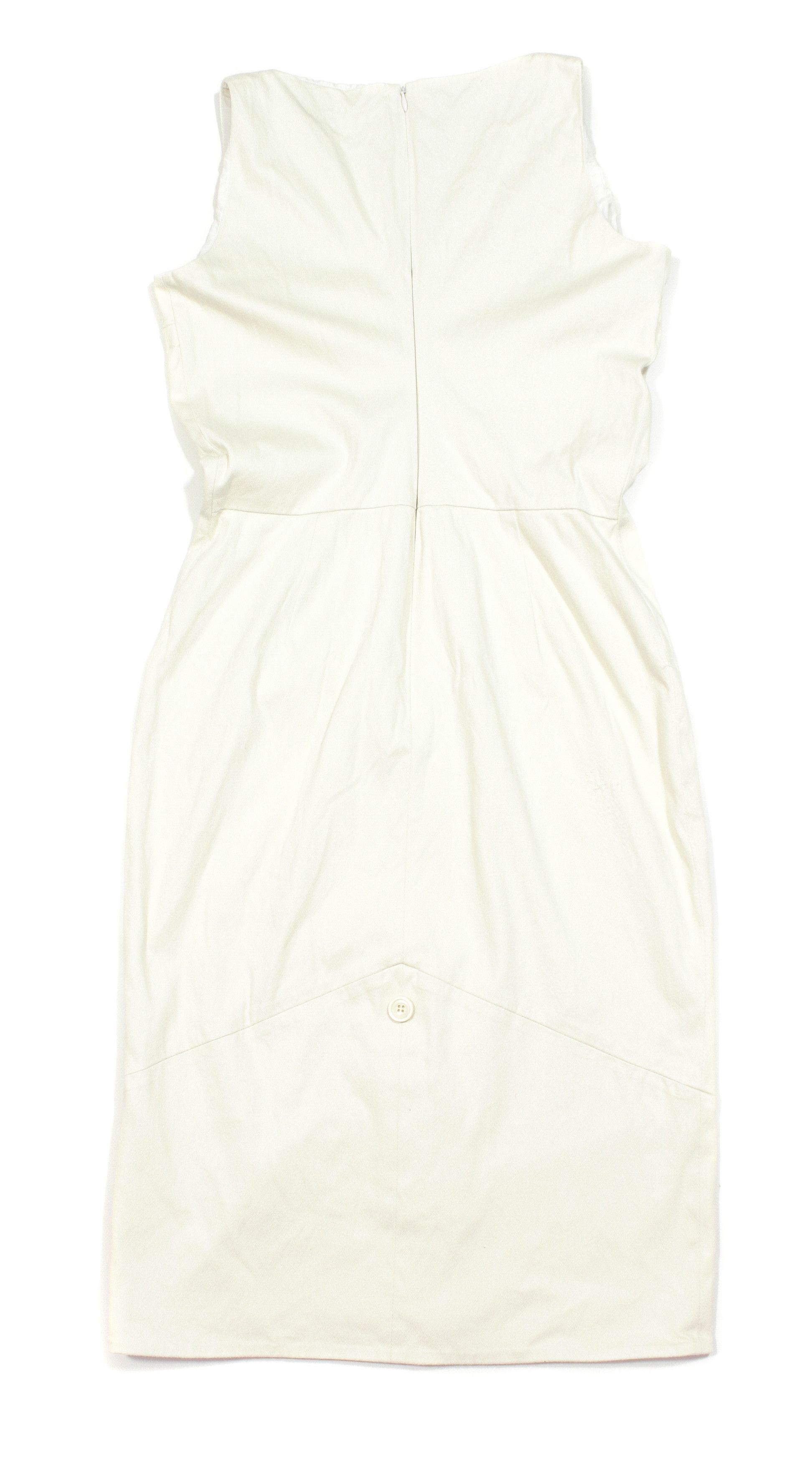 John Galliano Cotton Dress Vintage Size L / US 10 / IT 46 - 2 Thumbnail