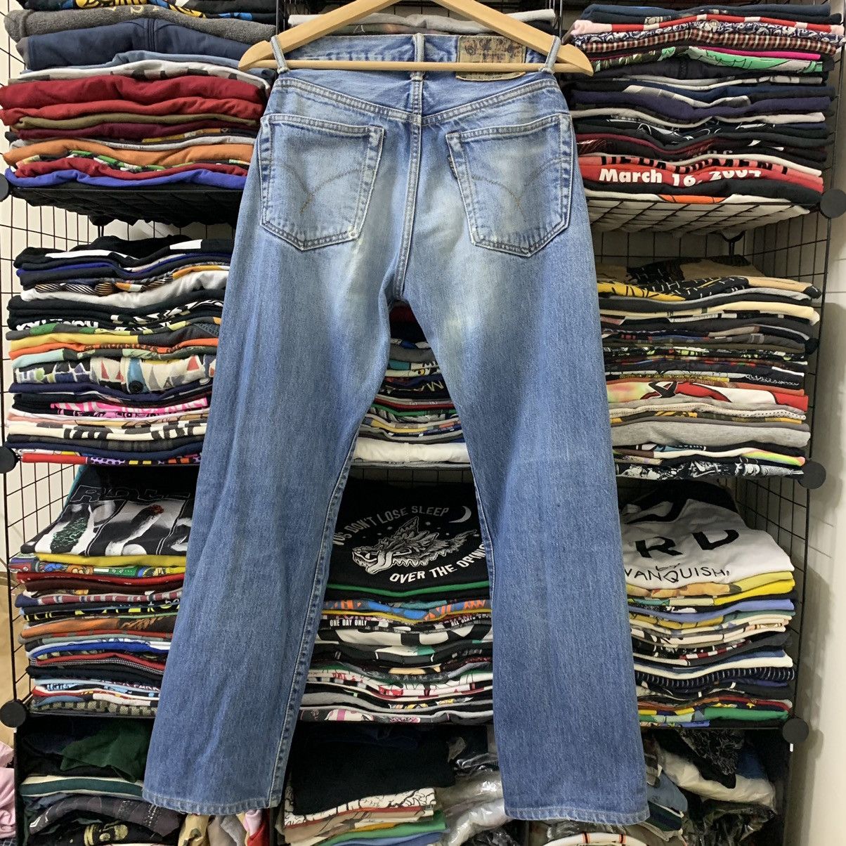 HOLLYWOOD RANCH MARKET BLUE BLUE X HR MARKET BY SEILIN & CO Size US 28 / EU 44 - 2 Thumbnail