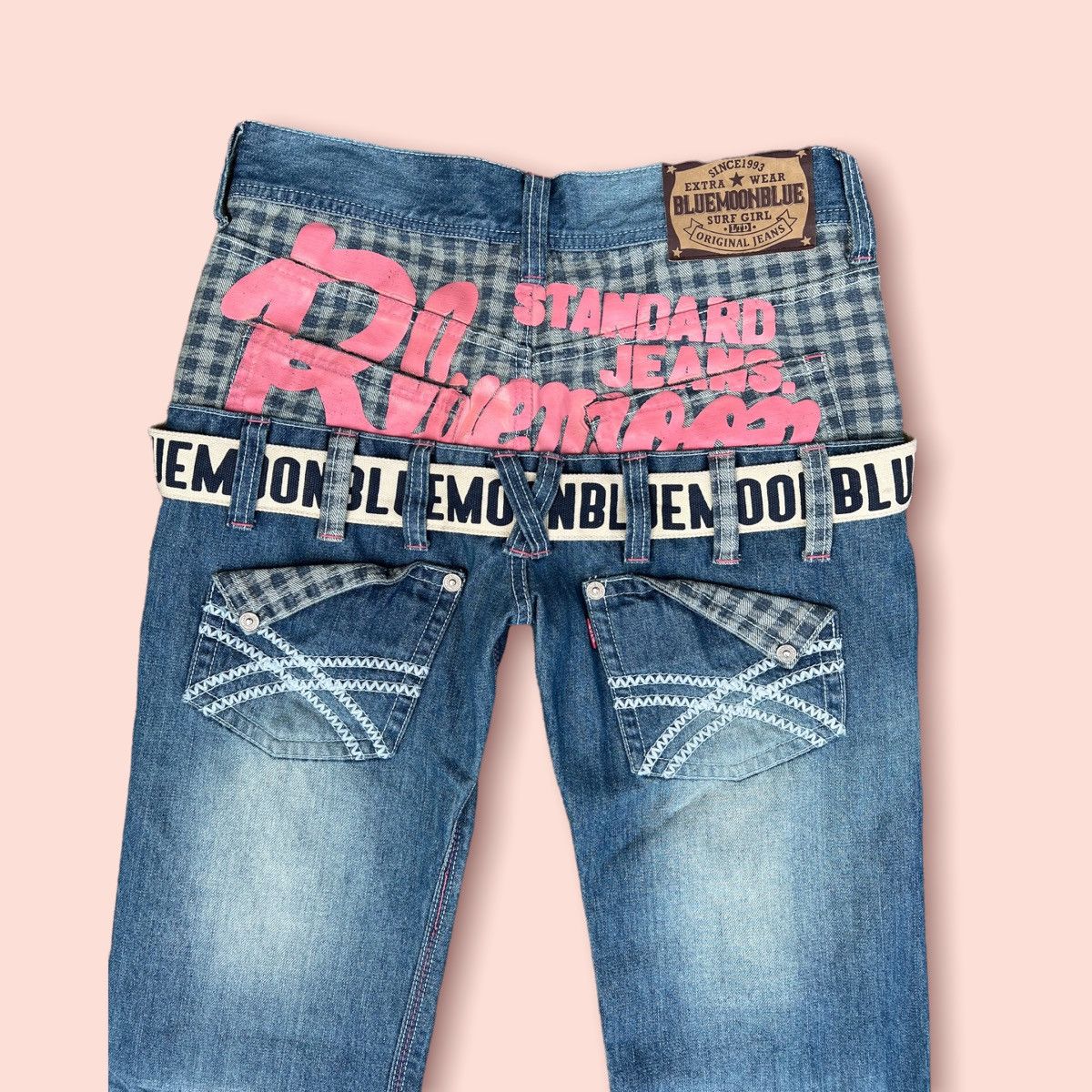 Blue Blue Japan × Japanese Brand RARE BLUE MOON BLUE JEANS JAPAN Size 29" - 6 Thumbnail