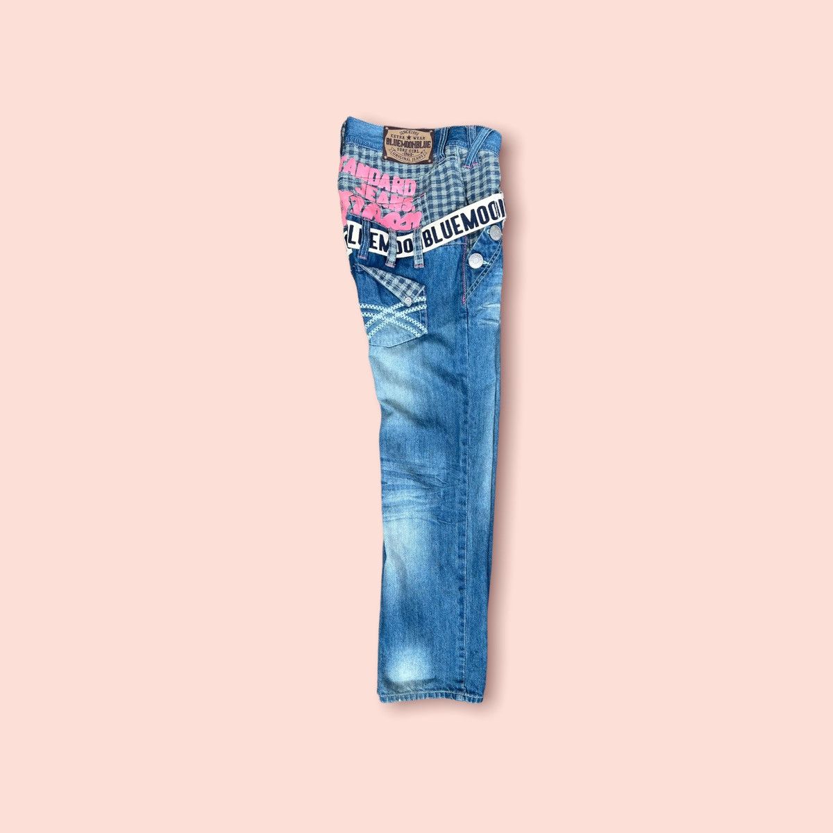 Blue Blue Japan × Japanese Brand RARE BLUE MOON BLUE JEANS JAPAN Size 29" - 4 Thumbnail