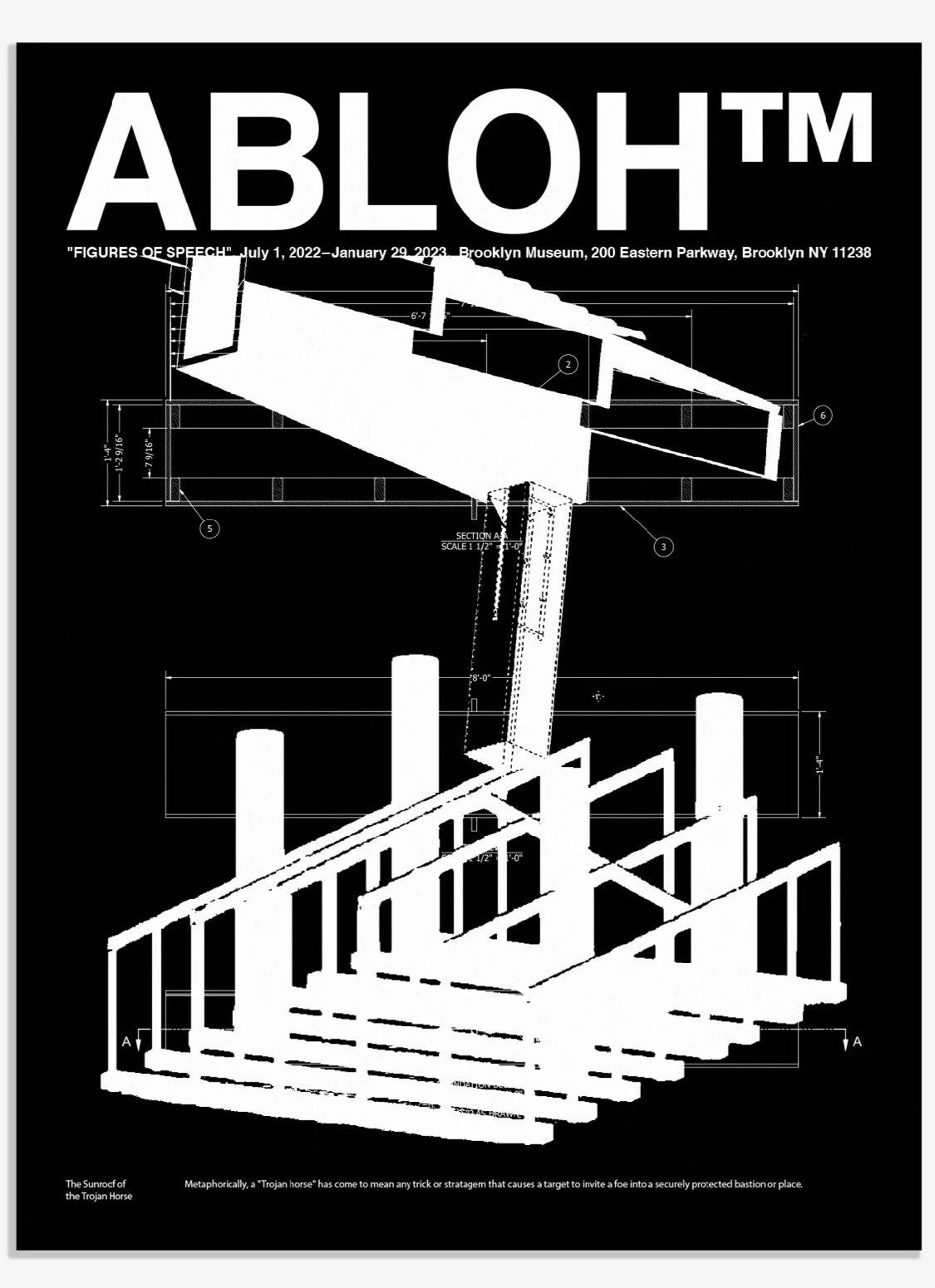Virgil Abloh Virgil Abloh Brooklyn Musuem Poster #1 Size ONE SIZE - 3 Thumbnail