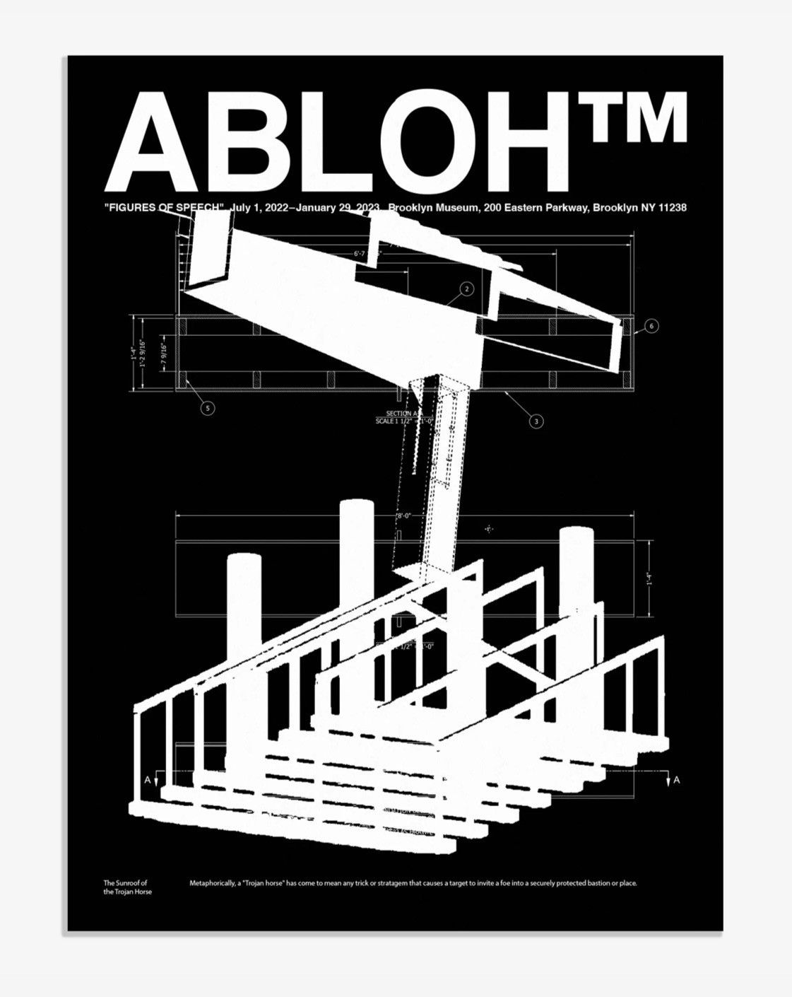Virgil Abloh Virgil Abloh Brooklyn Musuem Poster #1 Size ONE SIZE - 2 Thumbnail