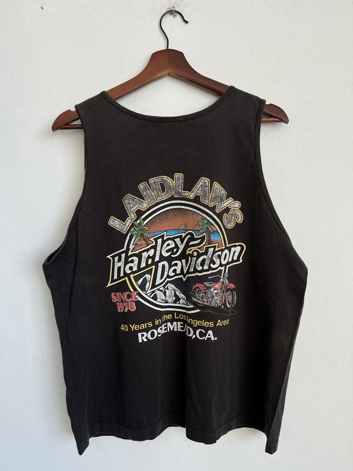 Harley Davidson Vintage 90’s Harley Davidson Sleeveless Shirts Size US L / EU 52-54 / 3 - 2 Thumbnail