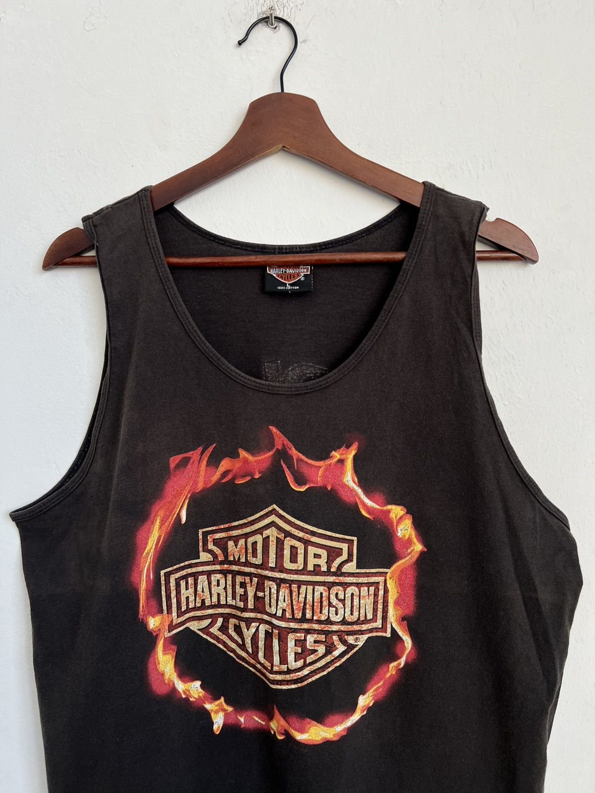 Harley Davidson Vintage 90’s Harley Davidson Sleeveless Shirts Size US L / EU 52-54 / 3 - 3 Thumbnail