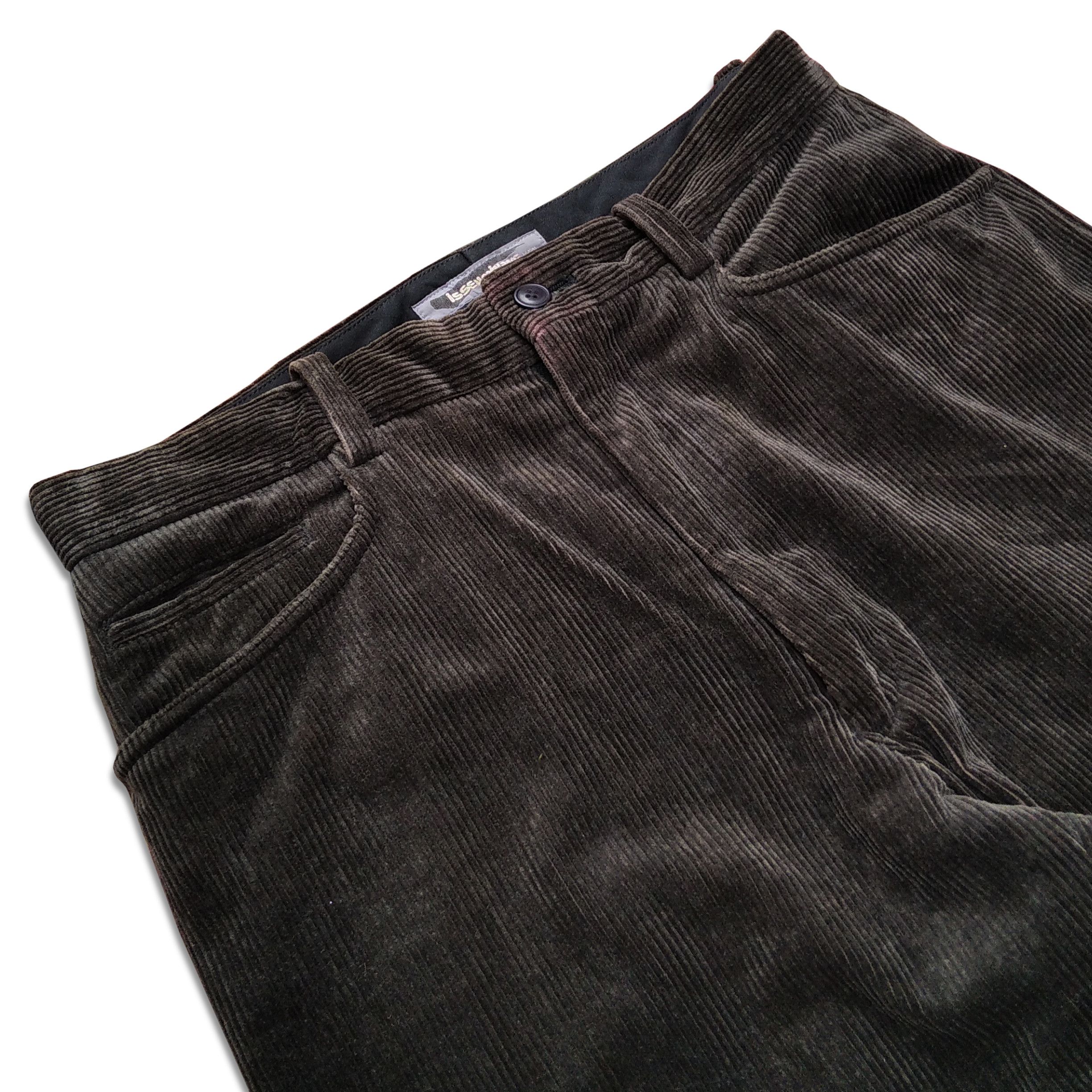 Issey Miyake Vintage 80s Issey Miyake Men Corduroy Longpants Size US 30 / EU 46 - 3 Thumbnail