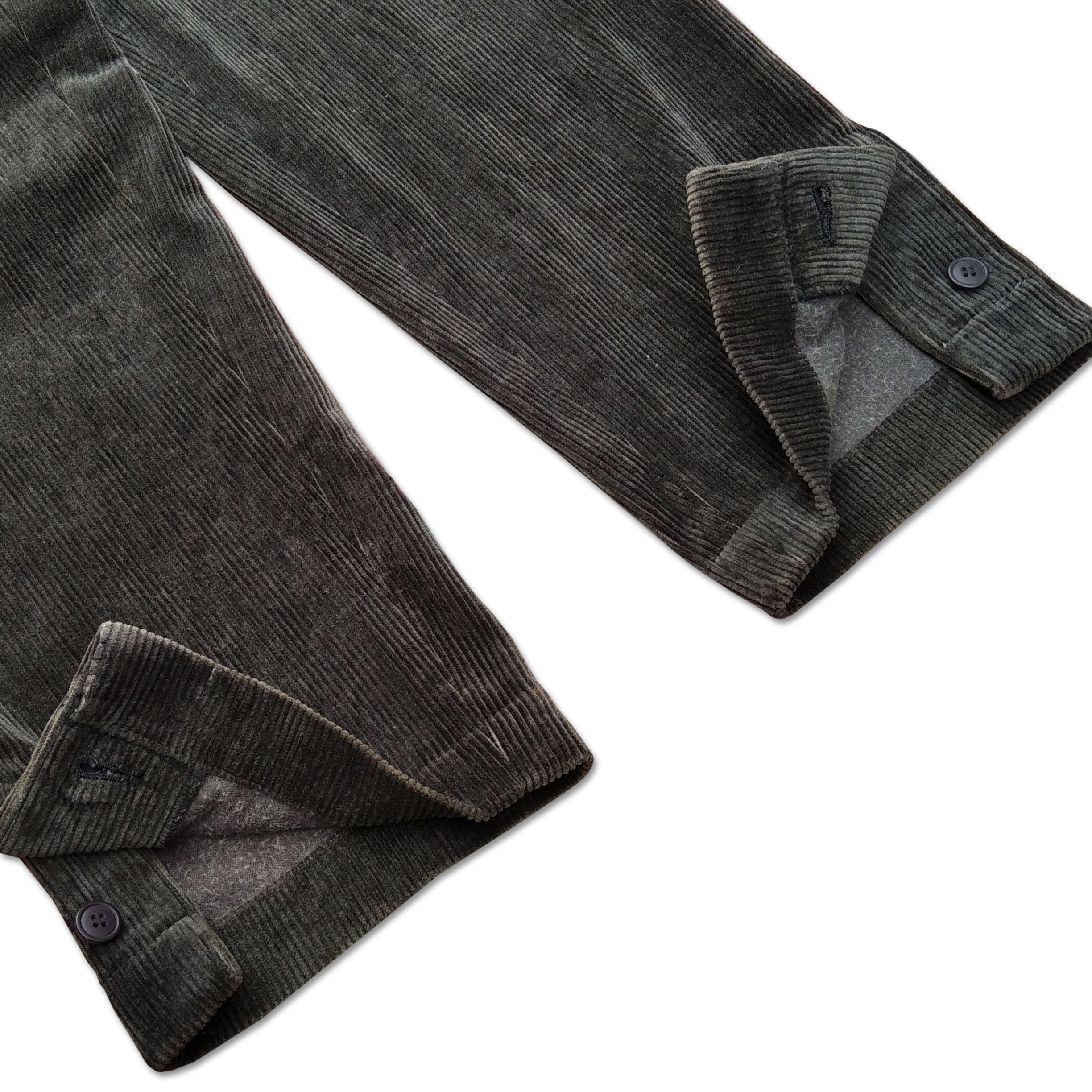 Issey Miyake Vintage 80s Issey Miyake Men Corduroy Longpants Size US 30 / EU 46 - 4 Thumbnail