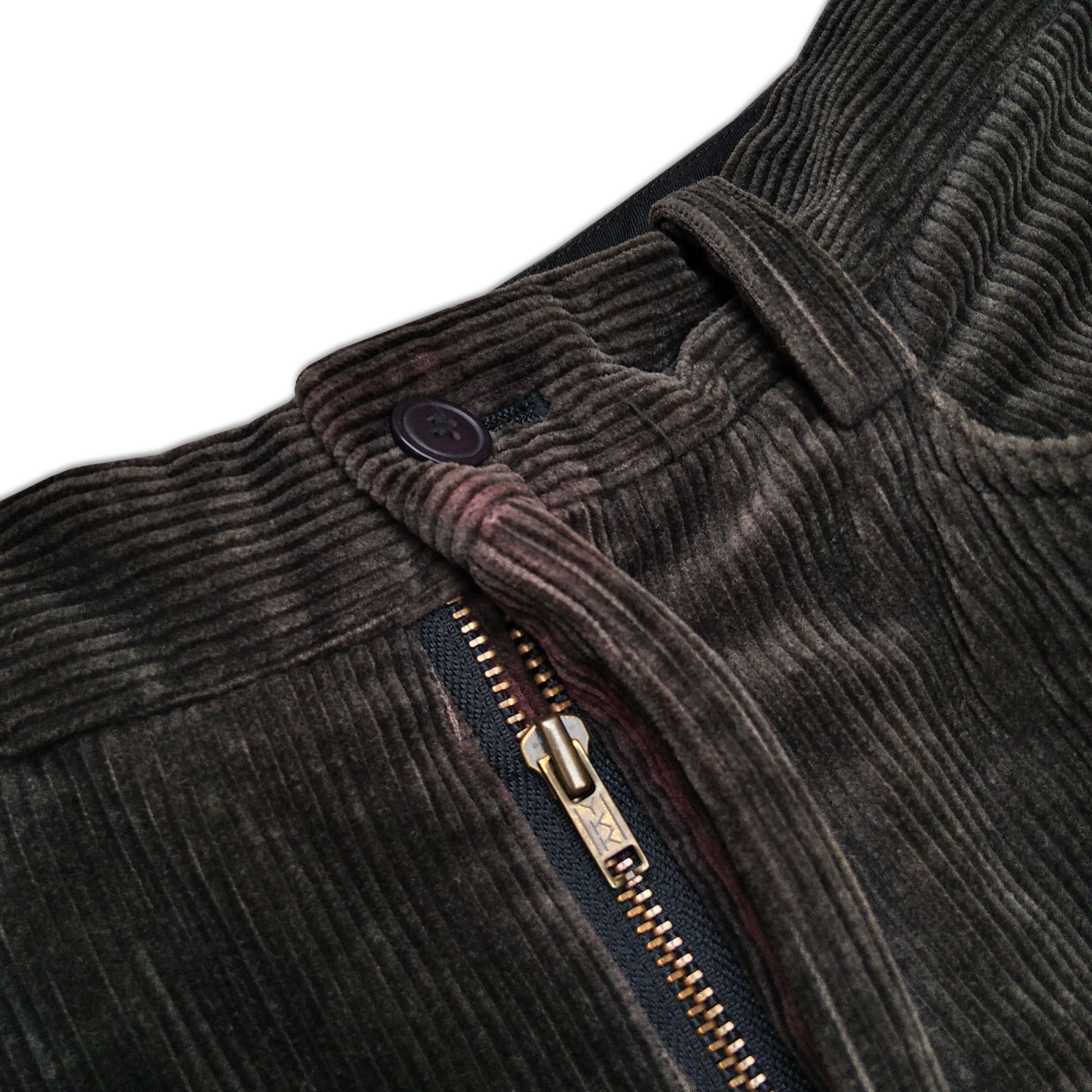 Issey Miyake Vintage 80s Issey Miyake Men Corduroy Longpants Size US 30 / EU 46 - 6 Thumbnail
