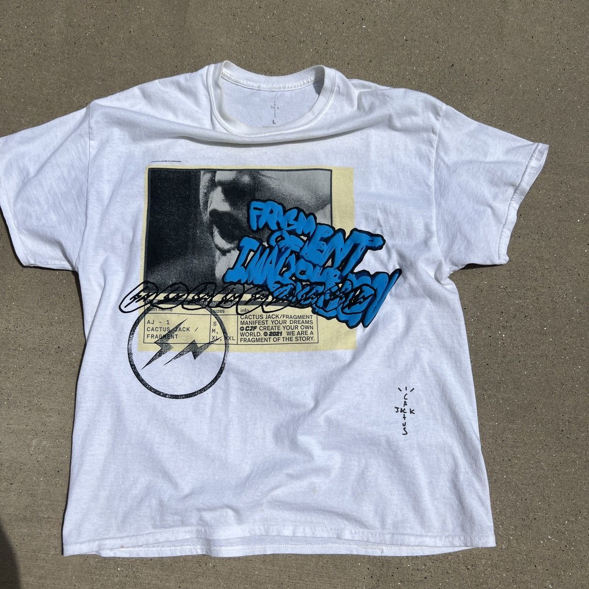 travis scott fragment shirt