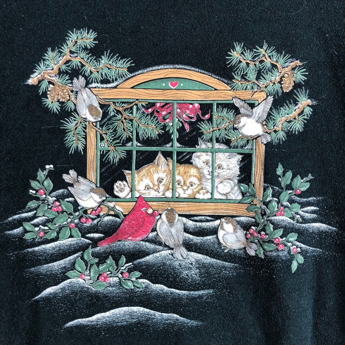 Vintage Day Breeze Panorama Animal Art Sweatshirt Pullover