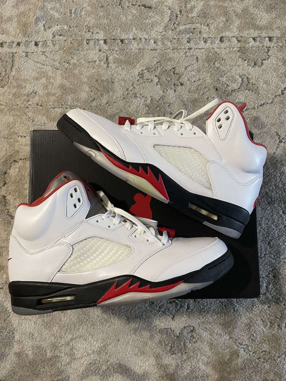 Jordan Brand Air Jordan 5 Retro Fire Red 2020 Size US 13 / EU 46 - 1 Thumbnail