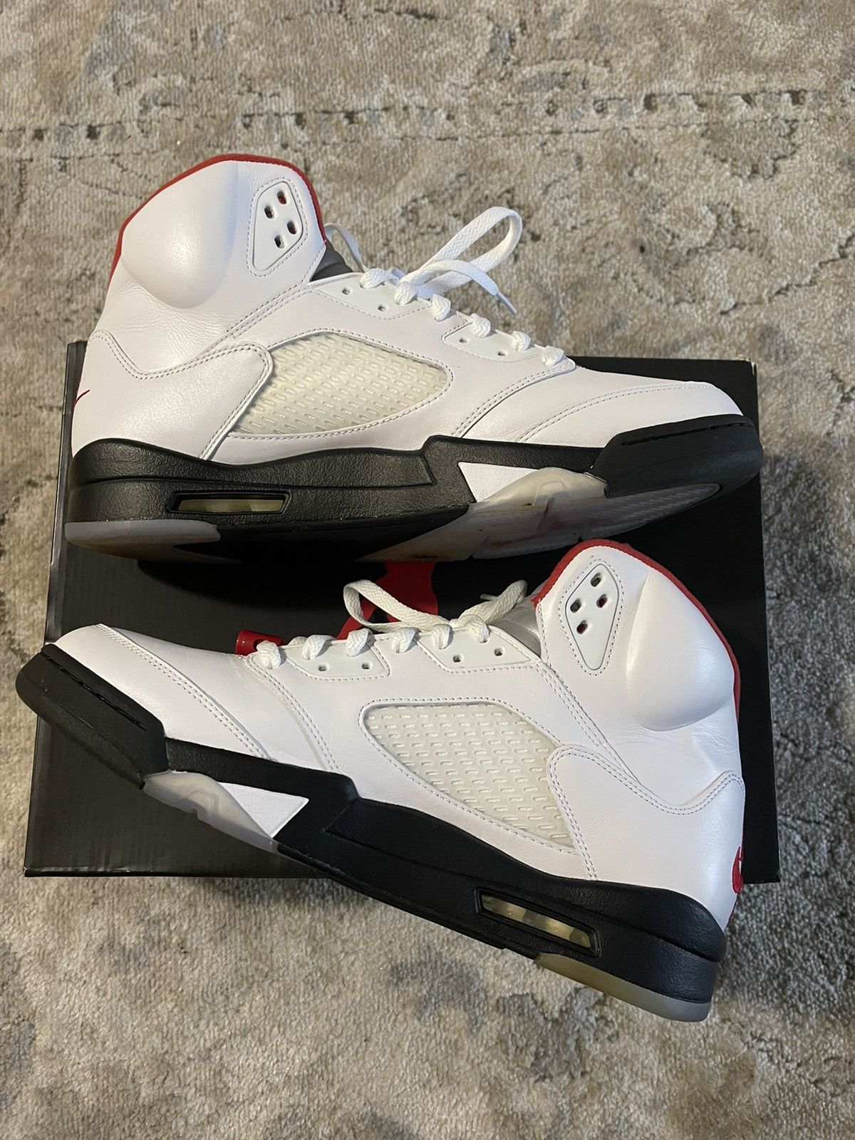 Jordan Brand Air Jordan 5 Retro Fire Red 2020 Size US 13 / EU 46 - 2 Thumbnail