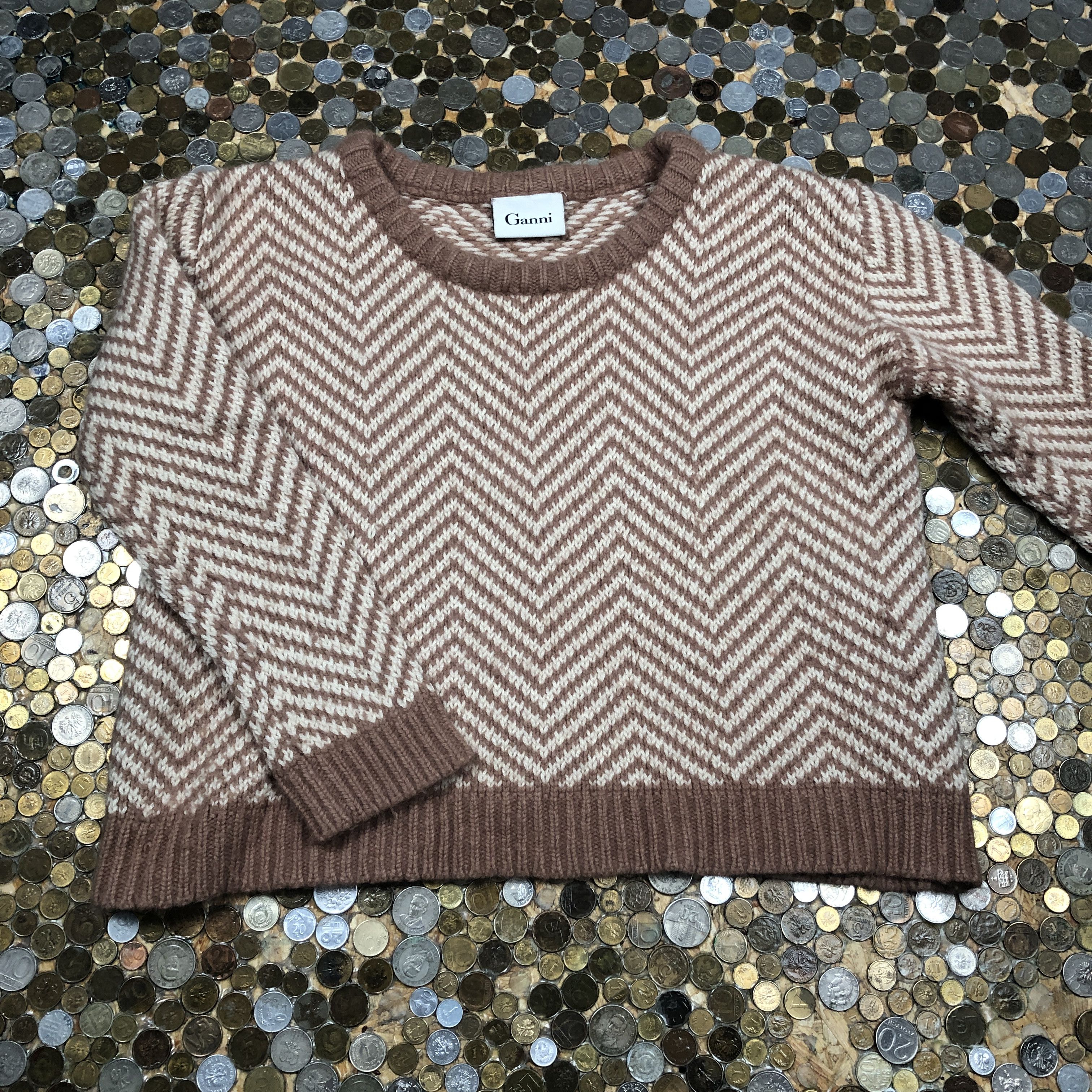 Ganni Ganni knitweat Sweater Size L / US 10 / IT 46 - 1 Thumbnail