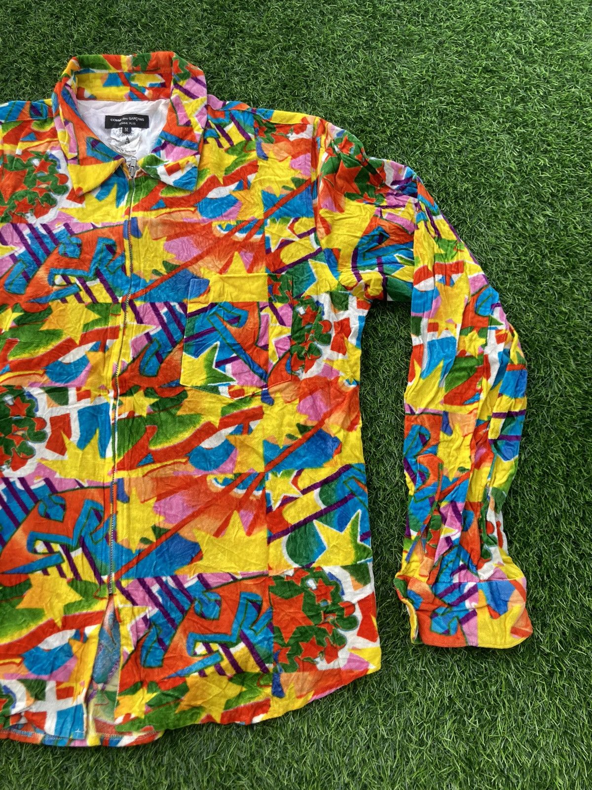 Comme des Garcons × Comme des Garcons Homme × Comme des Garcons Homme Plus RUNAWAY COMME DES GARÇON PSYCHEDELIC ZIPPER SHIRT Size US M / EU 48-50 / 2 - 5 Thumbnail